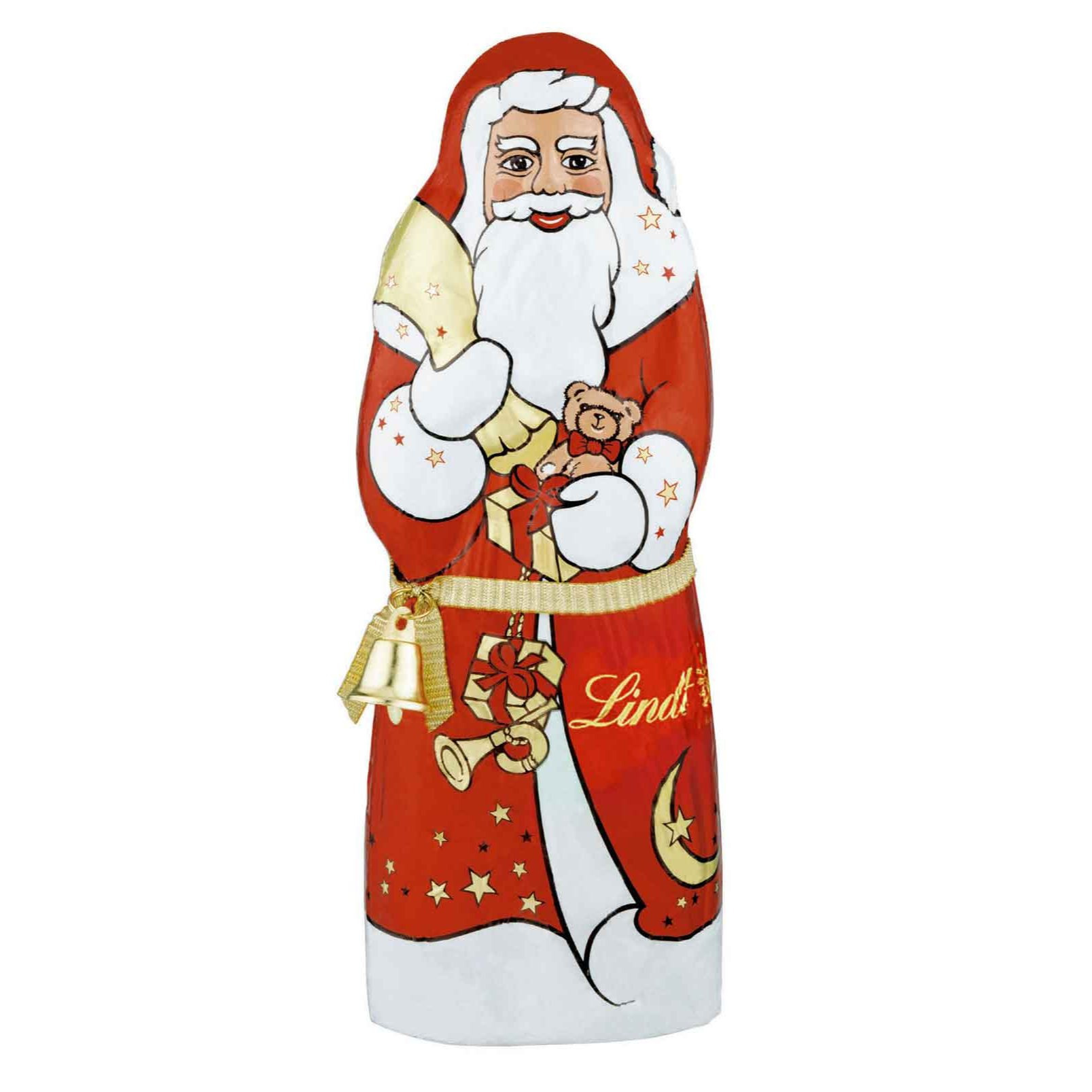 Image of Lindt Christmas Man Hollow Figure Made From Alpine Whole Milk, 70g, 4-pack