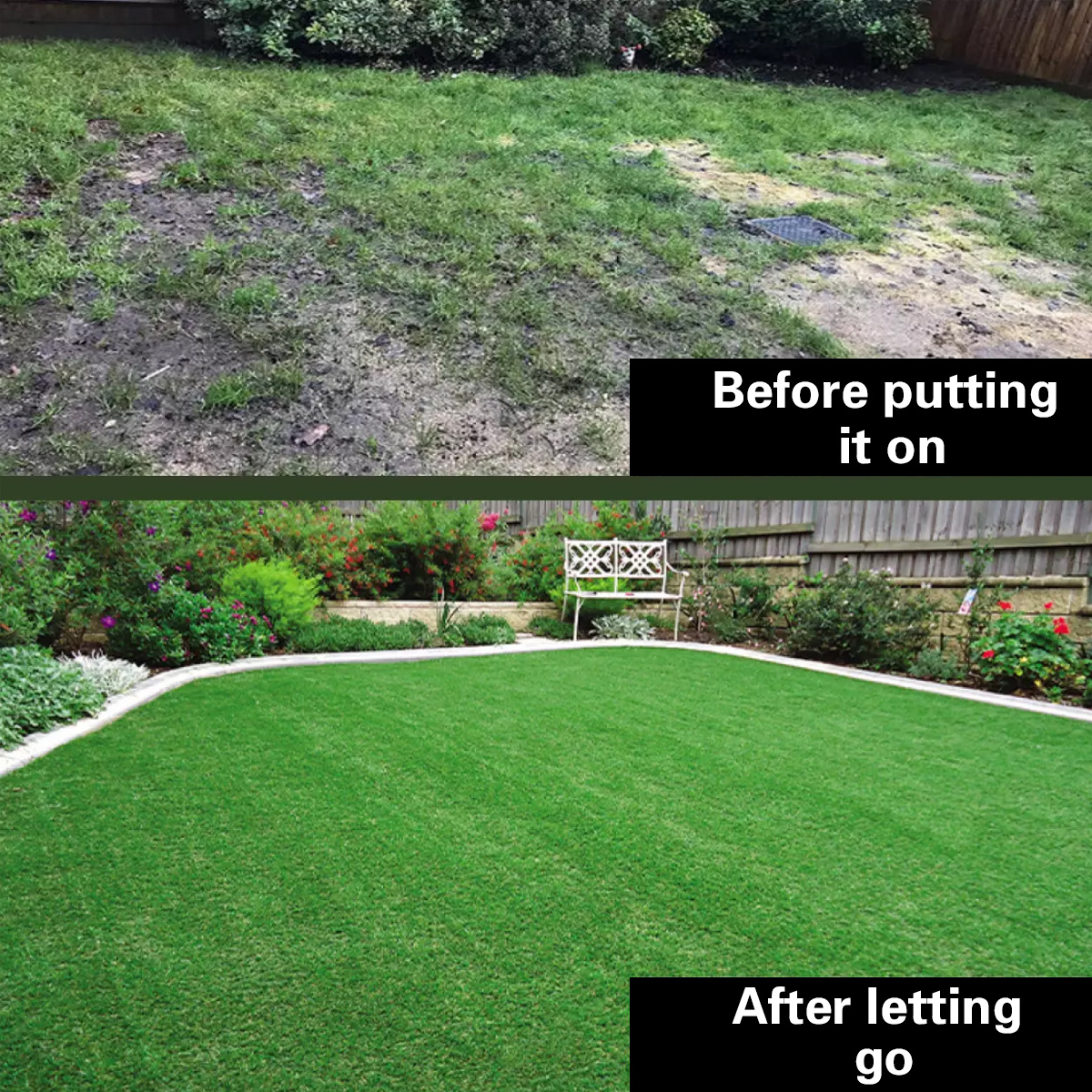 High Density Artificial Grass Turf Mat, 30mm Pile Height