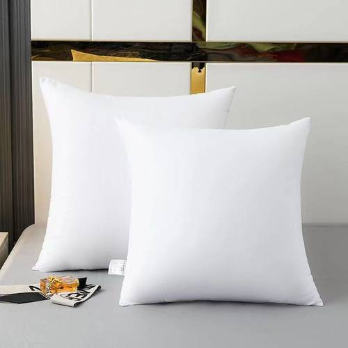 2 brushed fabric pillow inserts 45x45cm polyester fiber filling with hidden zipper firm support cushion cores for 40x40cm decorative pillow covers sofa bed christmas decor