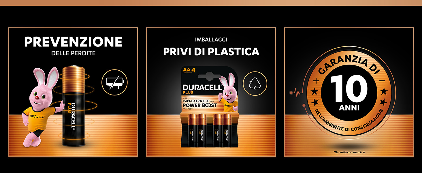 batterie duracell plus aaa – 1.5 v   –   al +150 % di   –   boost Dettagli dell'articolo 8