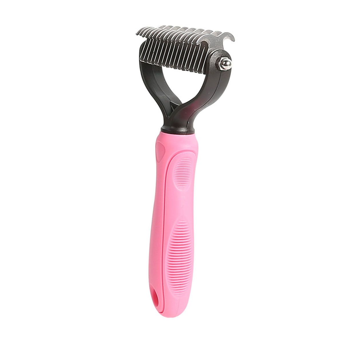 ® Pet Comb - Shedding Tool, Dog Hair Removal Comb, Double-sided Stainless Steel Comb For Detangling Pet Hair (blue)