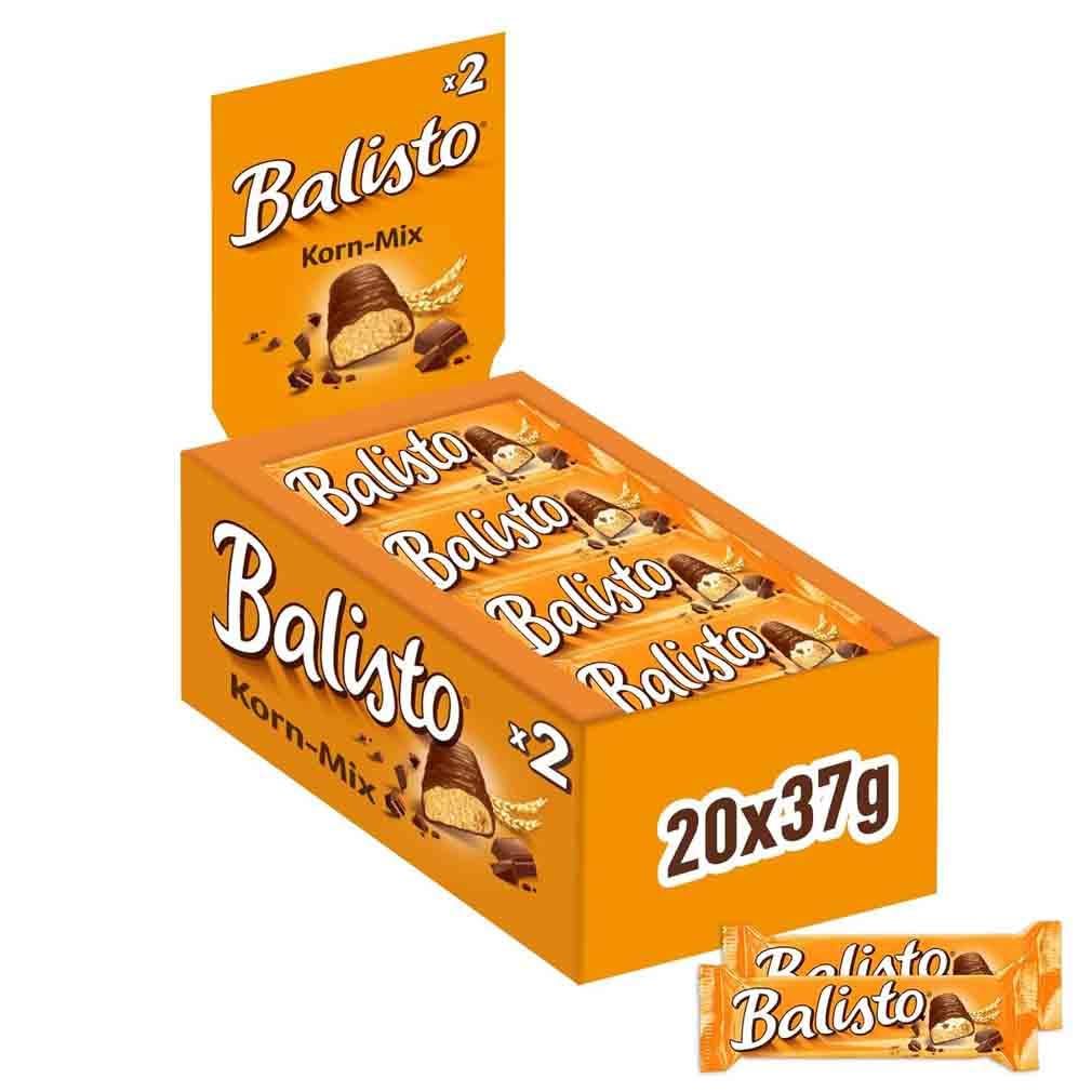 Balisto Cereal Mix, Grain, Chocolate Bulk Pack, Chocolate Bar, Muesli Bar 20 X 37g