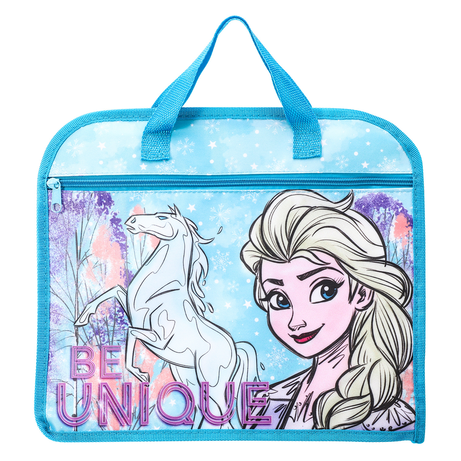 TEMU Frozen Kids Childrens Zipped School Book Bag Reading Bag
