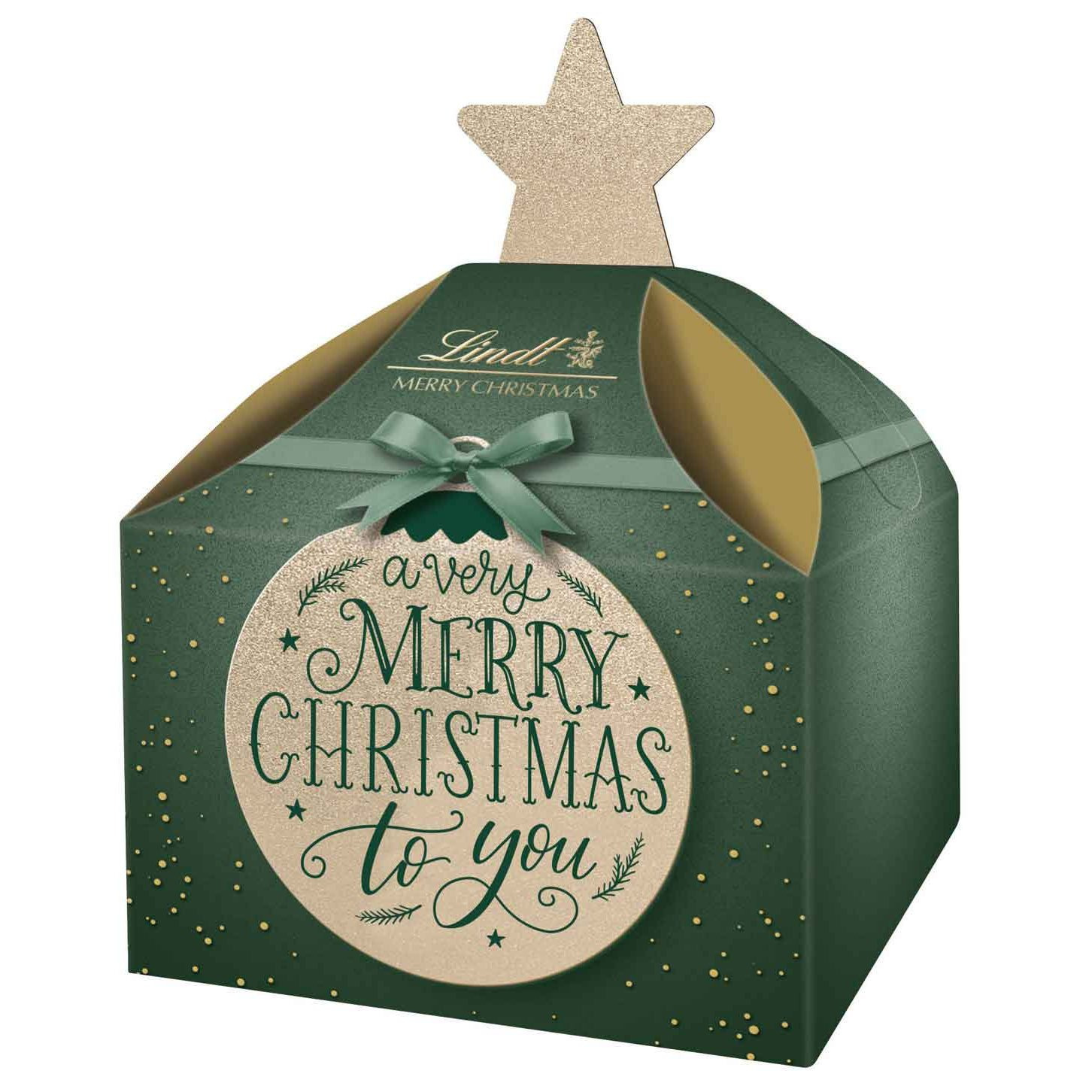 Image of Lindt Calligraphy Xmas Cube With Delicious Exclusive Chocolates 58g