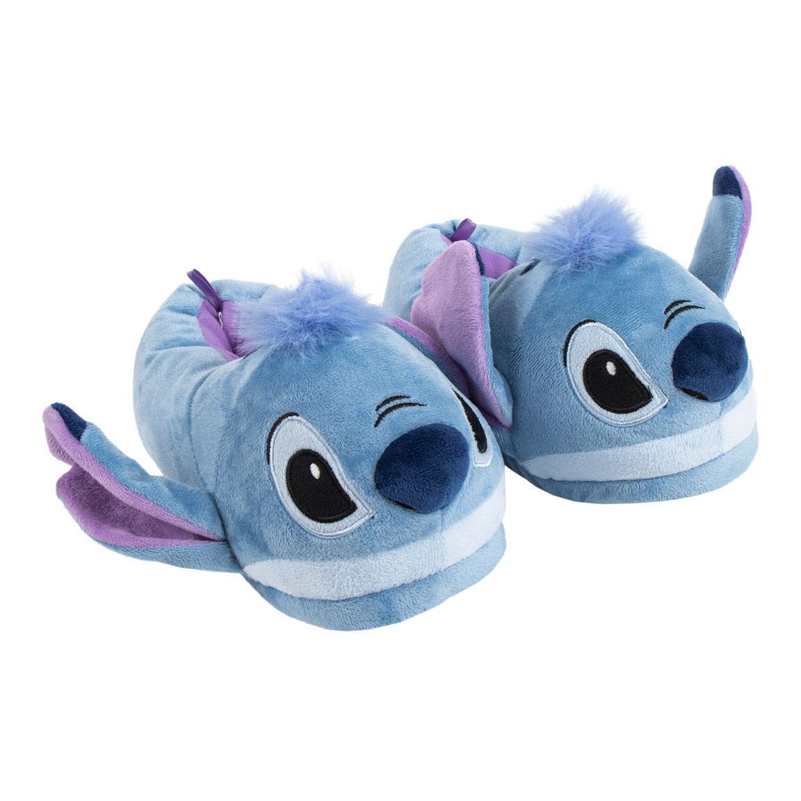 TEMU Stitch Hausschuhe, Damen Frauen Lilo & Stitch 3D, warme Flauschige Slippers, Teeenager, Blau