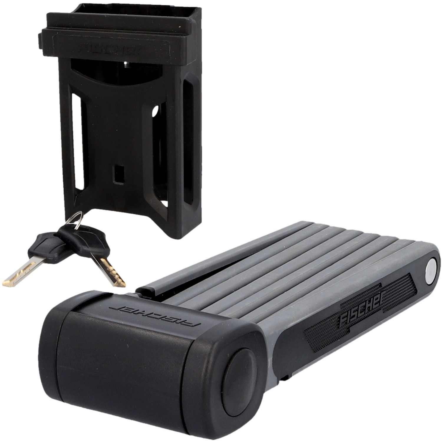 Image of Folding Lock Xl 110cm Mount Bike Lock Long For 1-2 Bicycles