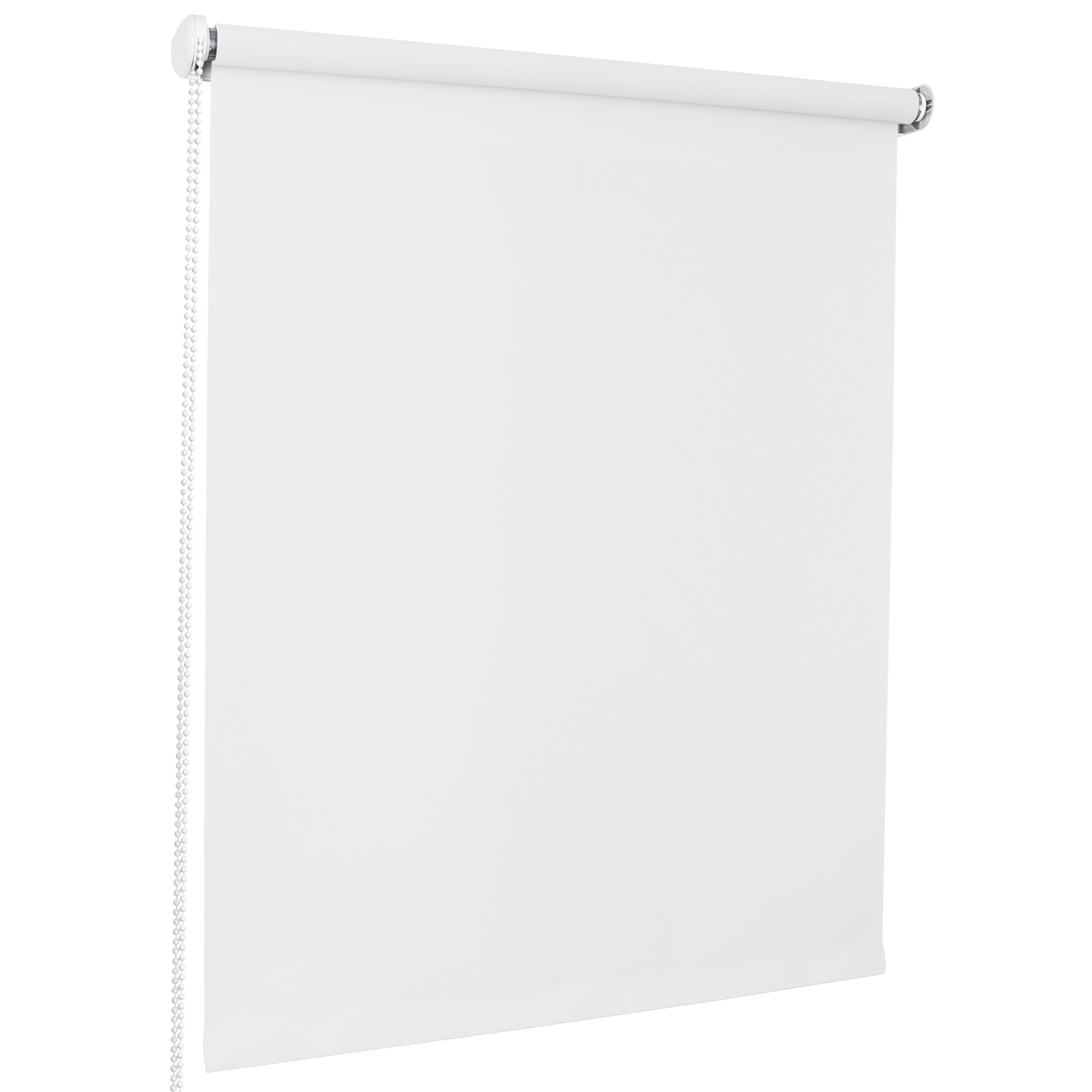 wall mounted window roller shade white 21 sizes     installation for window recess or ceiling elegant blackout and decorative fabric roller shade   living room bedroom kitchen and office window covering protects against sunlight and heat easy wall or ceiling installation modern interior roller shade for   durable chain mechanism stylish   and wide size  