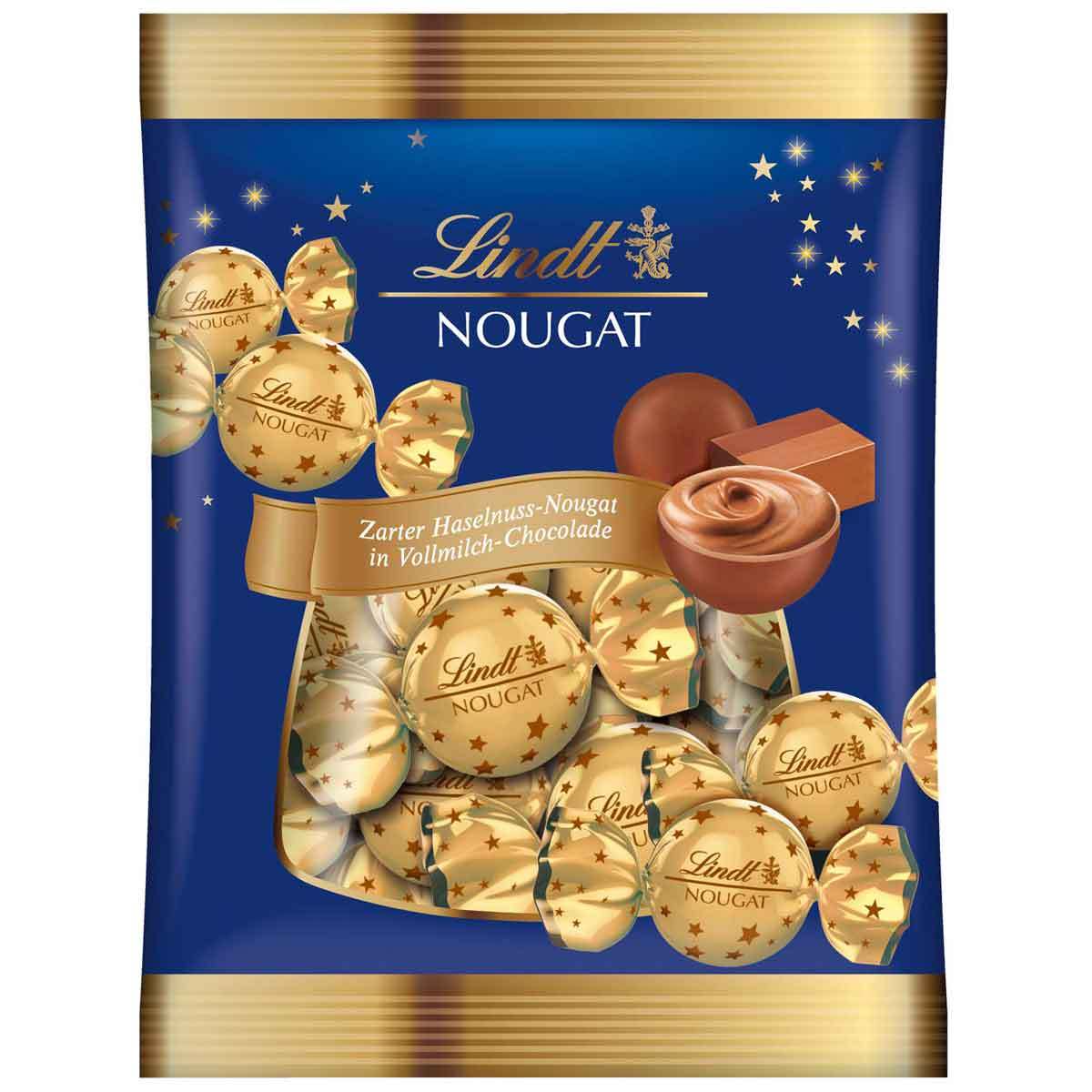 Image of Lindt Nougat Balls Nougat Milk Chocolate With Filling 101g