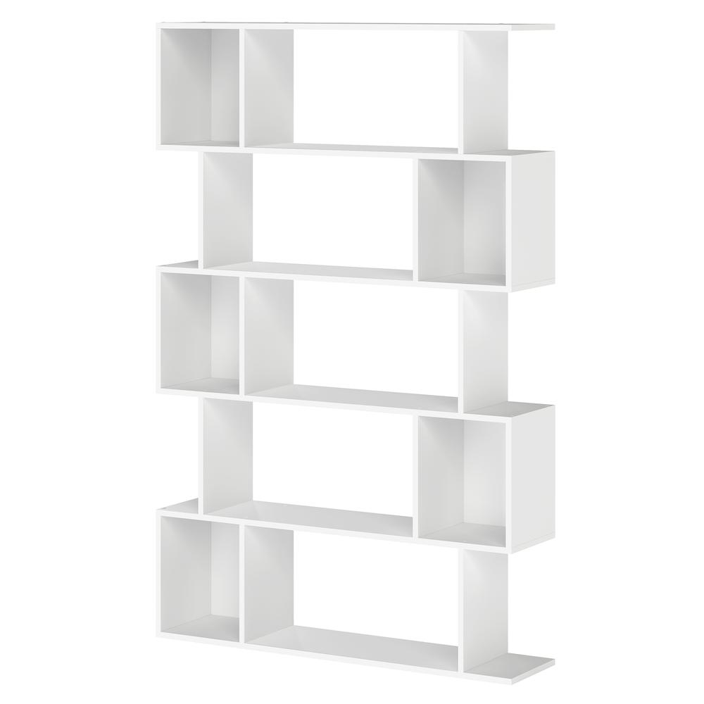 Standing Bookshelf, Open Cabinet, 5 Tiers, Dimensions: 24 X 90 X 159 Cm, Versatile Use