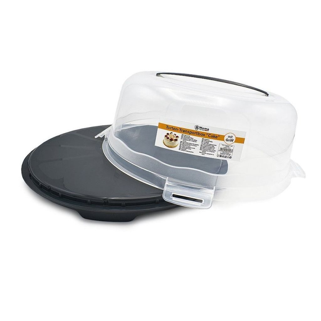 Round Cake Transport Box With Carrying Handle, Cake Container, Cake Cover
