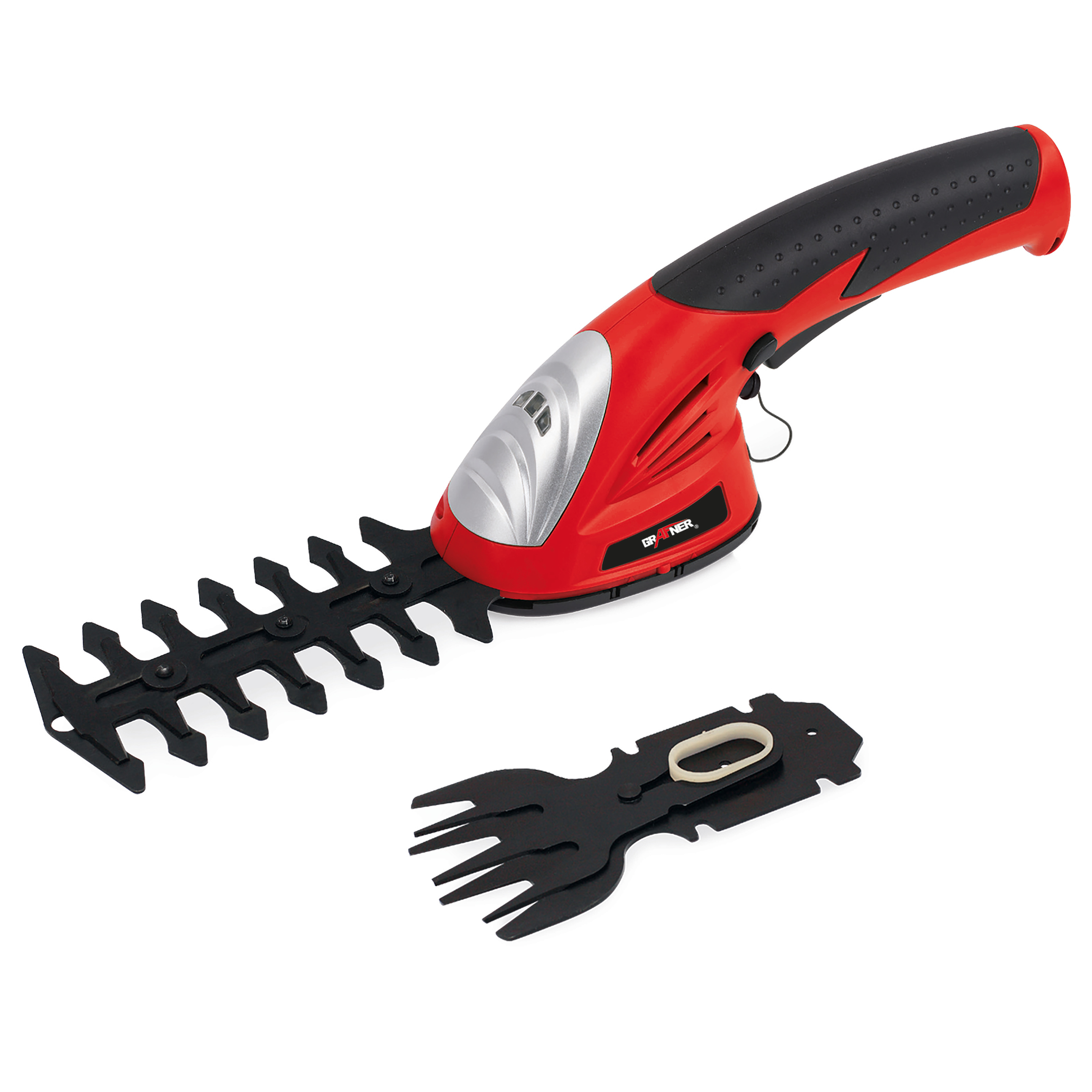 E-shop Akku Gartentrimmer Gartenpflegeset, 2 verschiedenen Aufsätzen, 3,6V, 1300 mAh LI-ION, 40 Minuten Laufzeit, . Lithium-Ionen-Akku und Ladegerät,