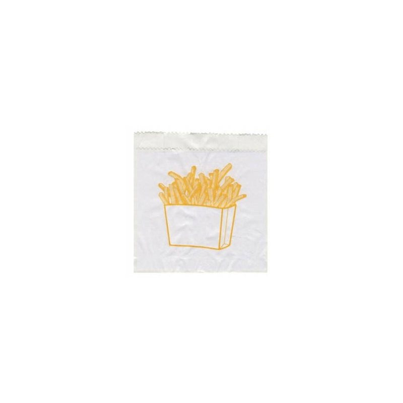 Small Paper Bags For Fries, 10 X 11 Cm, 300 Pcs
