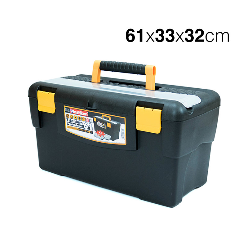 TEMU PLASTIKEN de Herramientas 61cm Medidas 61x33x32cm. Organizador Tornillos, Heramientas, Manualidades