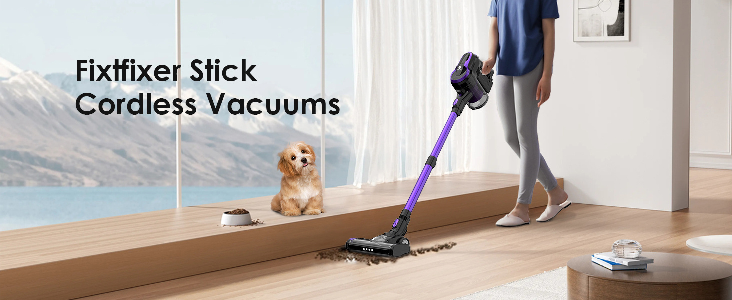 38000pa Cordless Vacuum Cleaner, 55 minutes run time, 8*2200mAh battery capacity, HEPA*4, 6-in-1 Lightweight Cordless Vacuum Cleaner, Rechargeable Cordless Vacuum Cleaner, Upgraded Roller Brush for Carpets, Tiles, Pet Hair and Hardwood Floors, Aluminium Construction