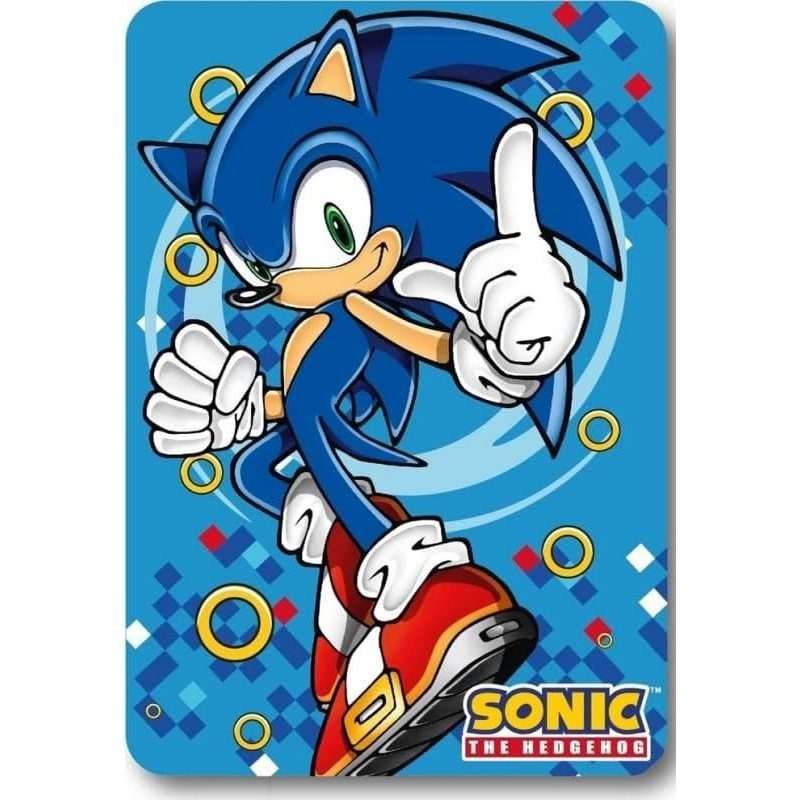 TEMU Oficial de Cuadros y 100x140cm para Niños, Forro Polar con Estampado, Idea de Regalo
