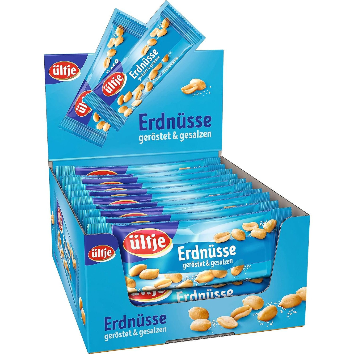 Image of Ültje Roasted & Salted Peanut Bar Bags (20 X 50 G)
