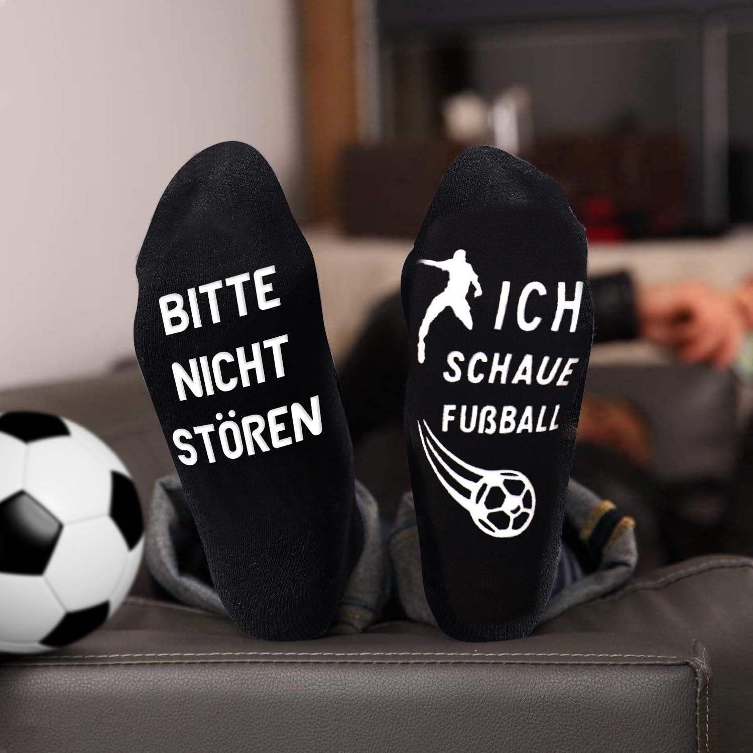 Soccer Socks, Funny Gifts For Men, Cotton Football Socks, Small Gifts With Sayings, Football Socks For Boys, Birthday Gift For Men, Christmas Gift For Men, Fits Eu Size 38-46
