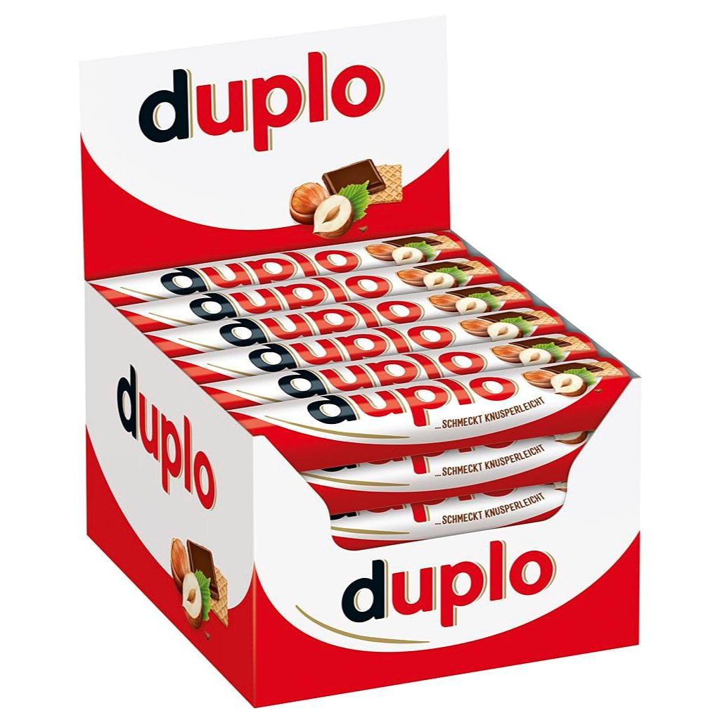 Ferrero Double Individual Stick - Chocolate Stick - 1 Large Pack With 40 Individually Wrapped Sticks (40 X 18.2 g)