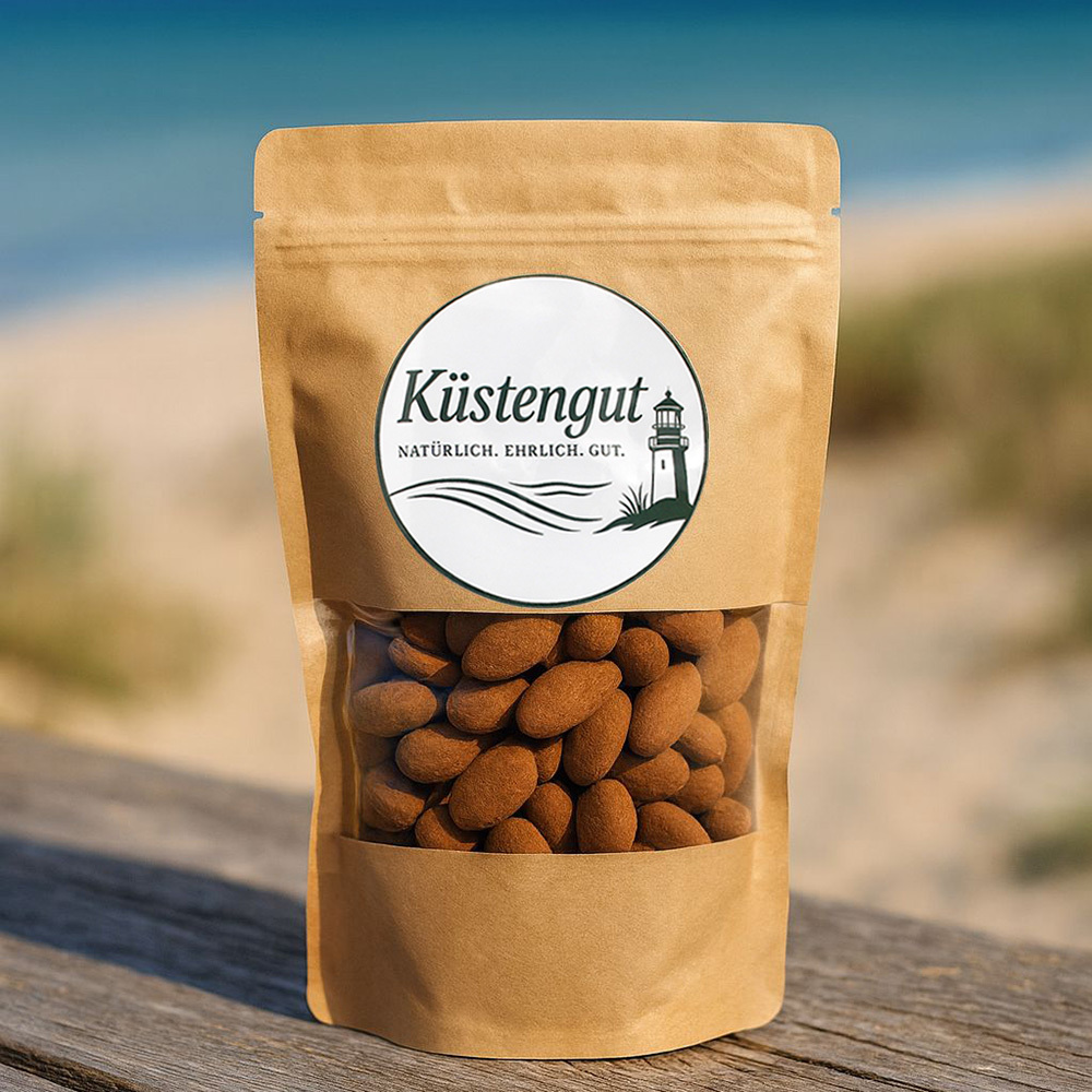 Coastal Goods | Crispy Roasted Cinnamon Almonds | Sweet Snack | Aromatic & Festive