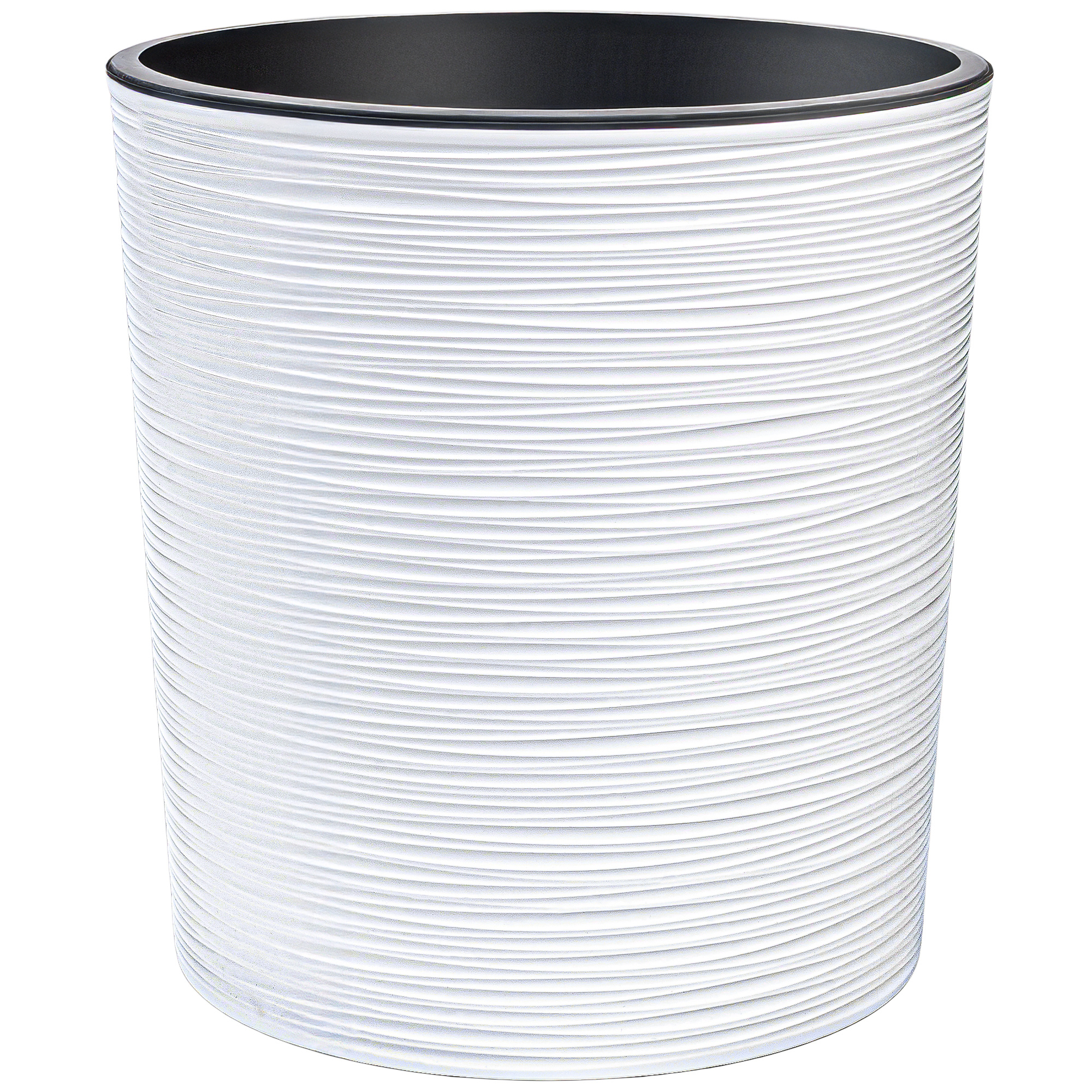 Image of Large 30 Cm Flower Pot With Inner Liner – , Elegant & Durable Plant Pot Made Of Sturdy Plastic In A Modern Design, Ideal For Indoors, Living Rooms & Conservatories, Lightweight, Easy To Care For & In