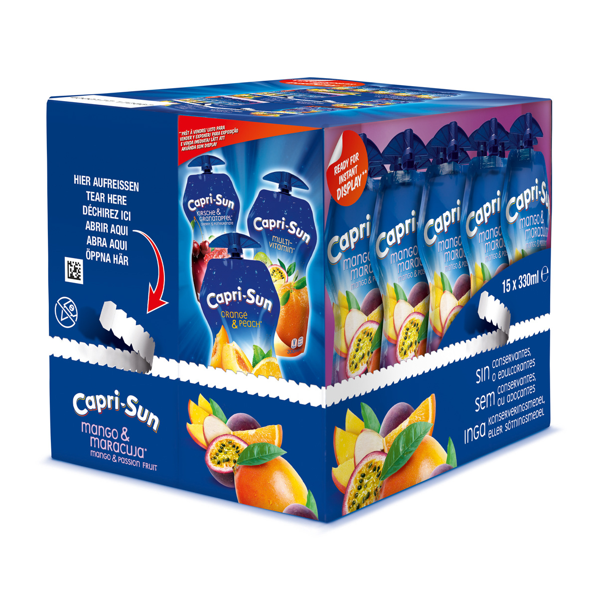 E-shop Capri Sun Mango und Maracuja Mehrfruchtschorle 330ml 15er Pack