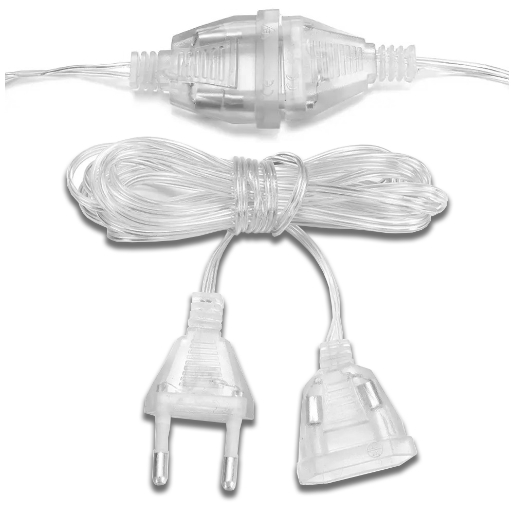 TEMU Single Extension Cord 5m For Home Appliances, Flat Plug, Extension Lead