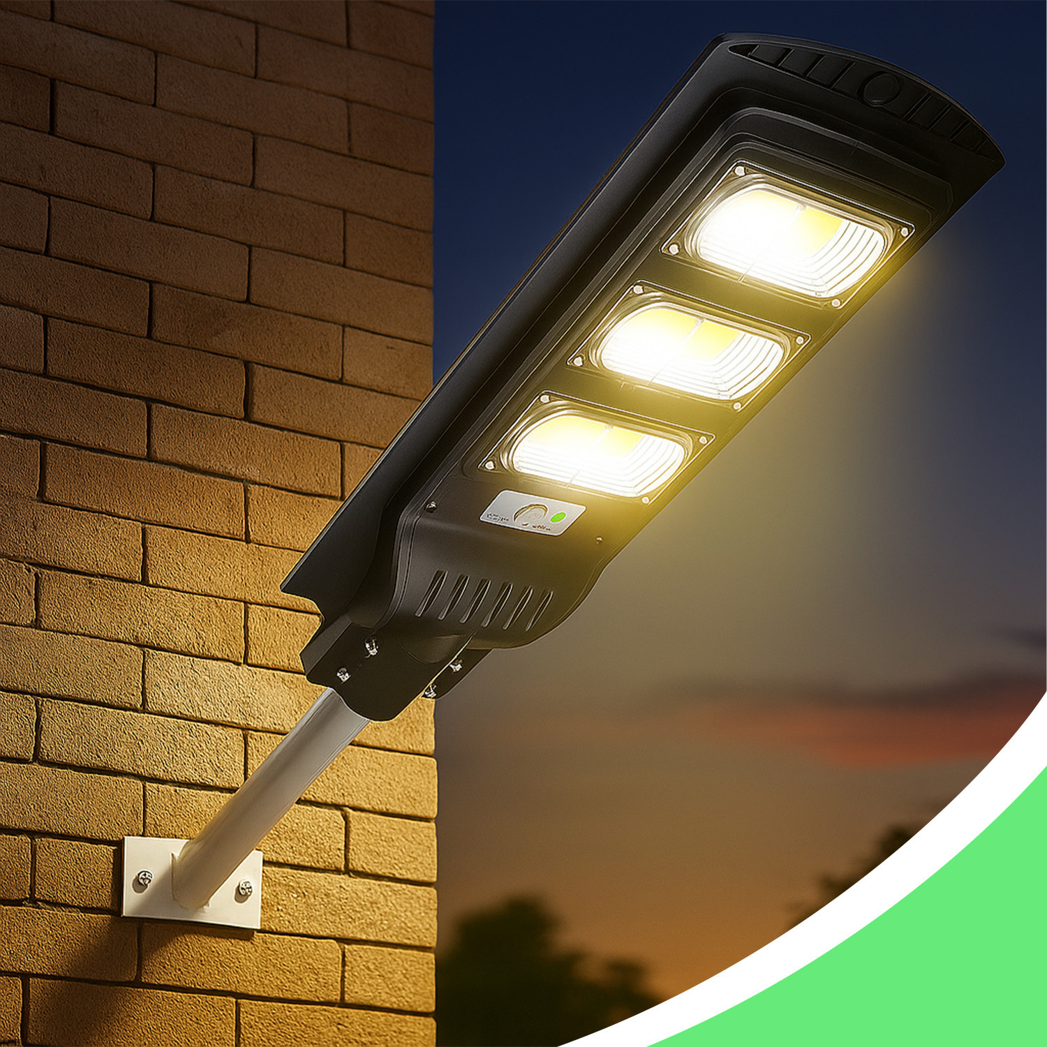 Image of Solar Led Lamp With Motion Sensor And Switch – And Energy-efficient Outdoor Lighting