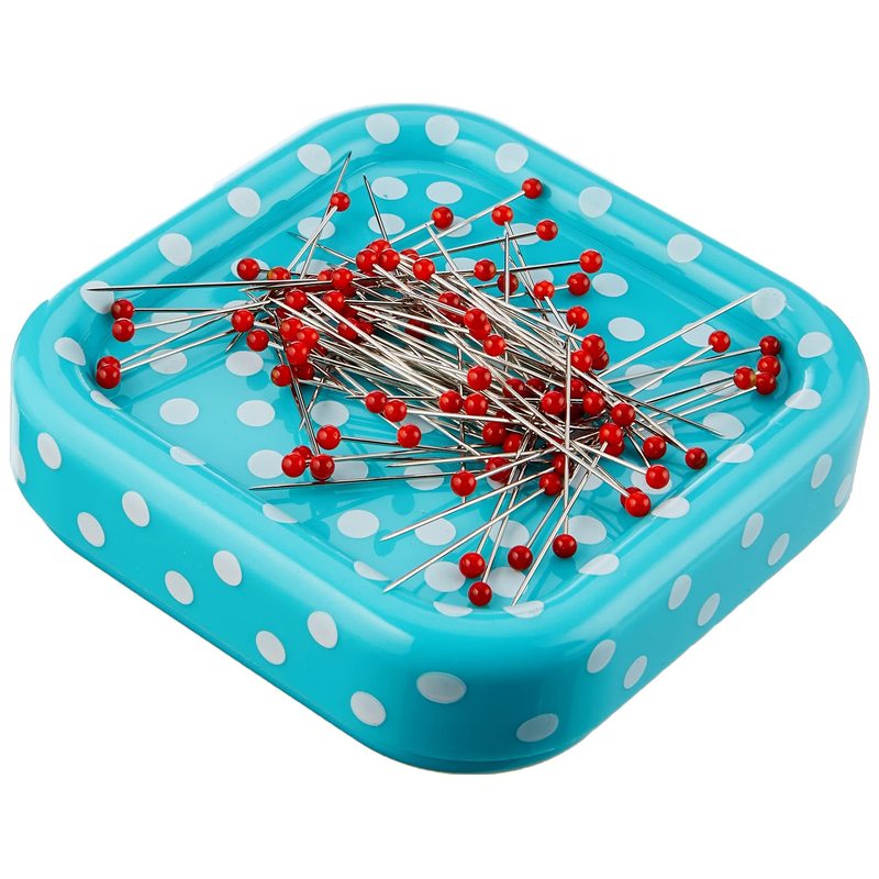 Prymlove Magnetic Needle Cushion Glass Head Needle 9g Red