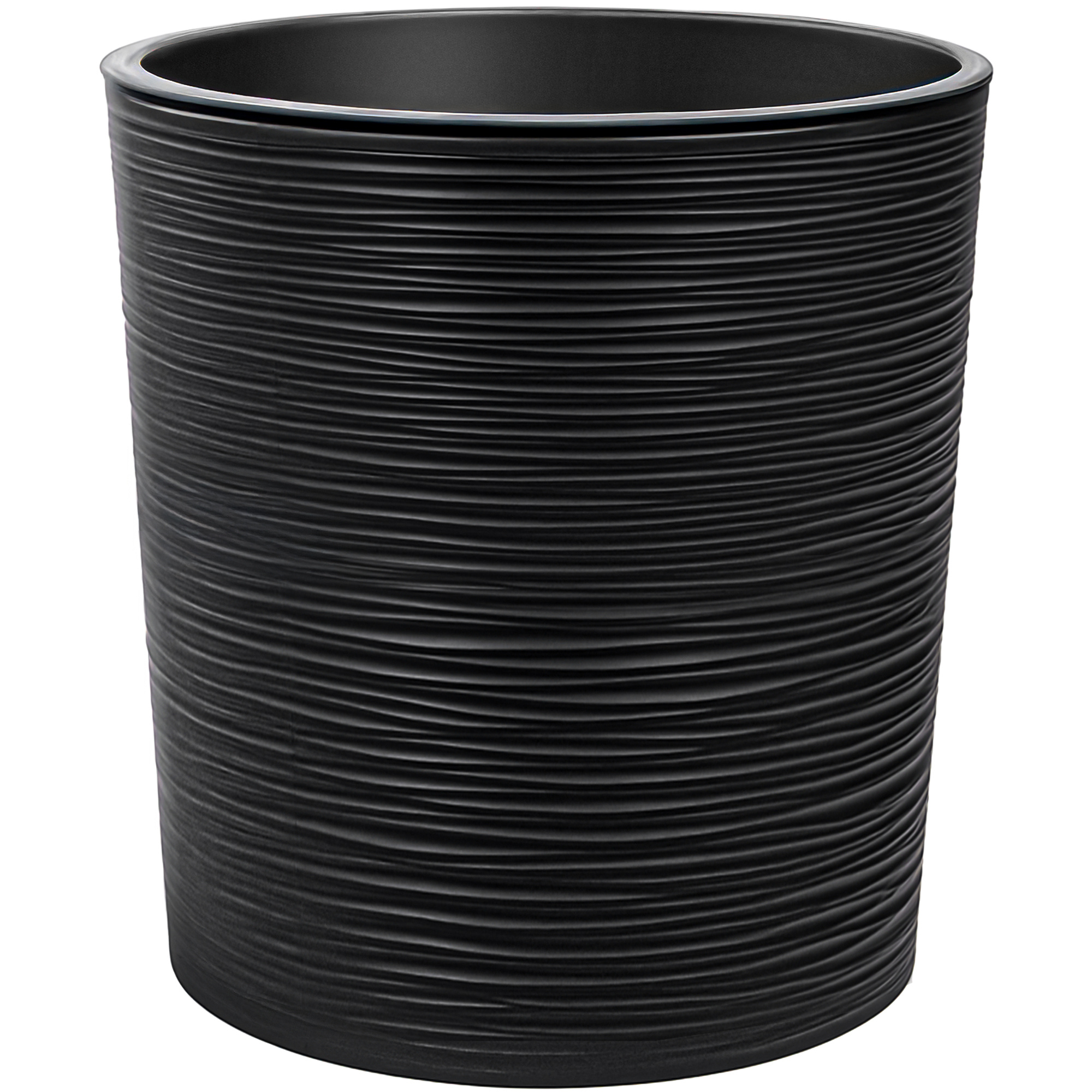 Large 30 Cm Flower Pot With Inner Liner – , Elegant & Durable Plant Pot Made Of Sturdy Plastic In A Modern Design, Ideal For Indoors, Living Rooms & Conservatories, Lightweight, Easy To Care For & In