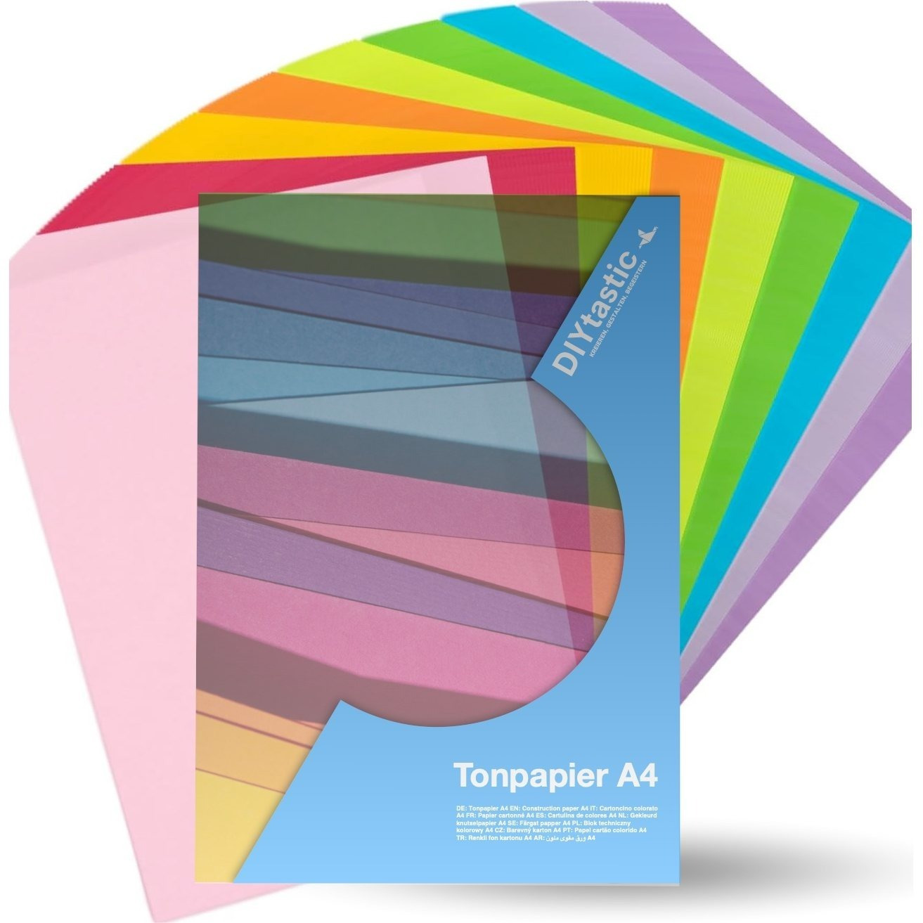 TEMU Tk 50x Colored Cardstock Paper - 220 G/m² - Craft Paper & Colored Paper - For Printers & Crafting - Cardstock & Cardboard
