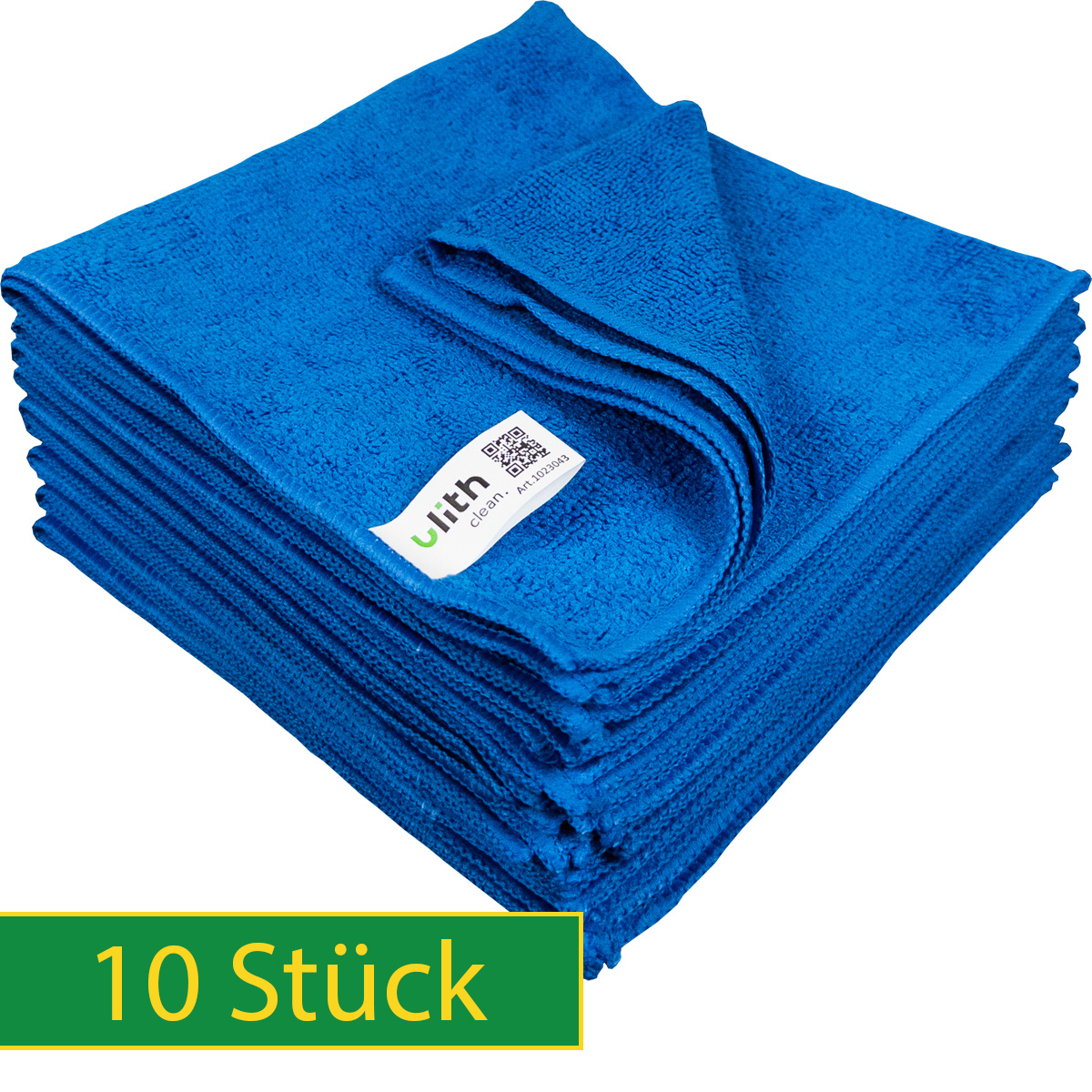 E-shop 10 Stück Microfasertücher 40x40cm Blau – saugstarke & fusselfreie , Mikrofaser Tücher als Spüllappen, Wischlappen, Microfiber Rags, Microfibre