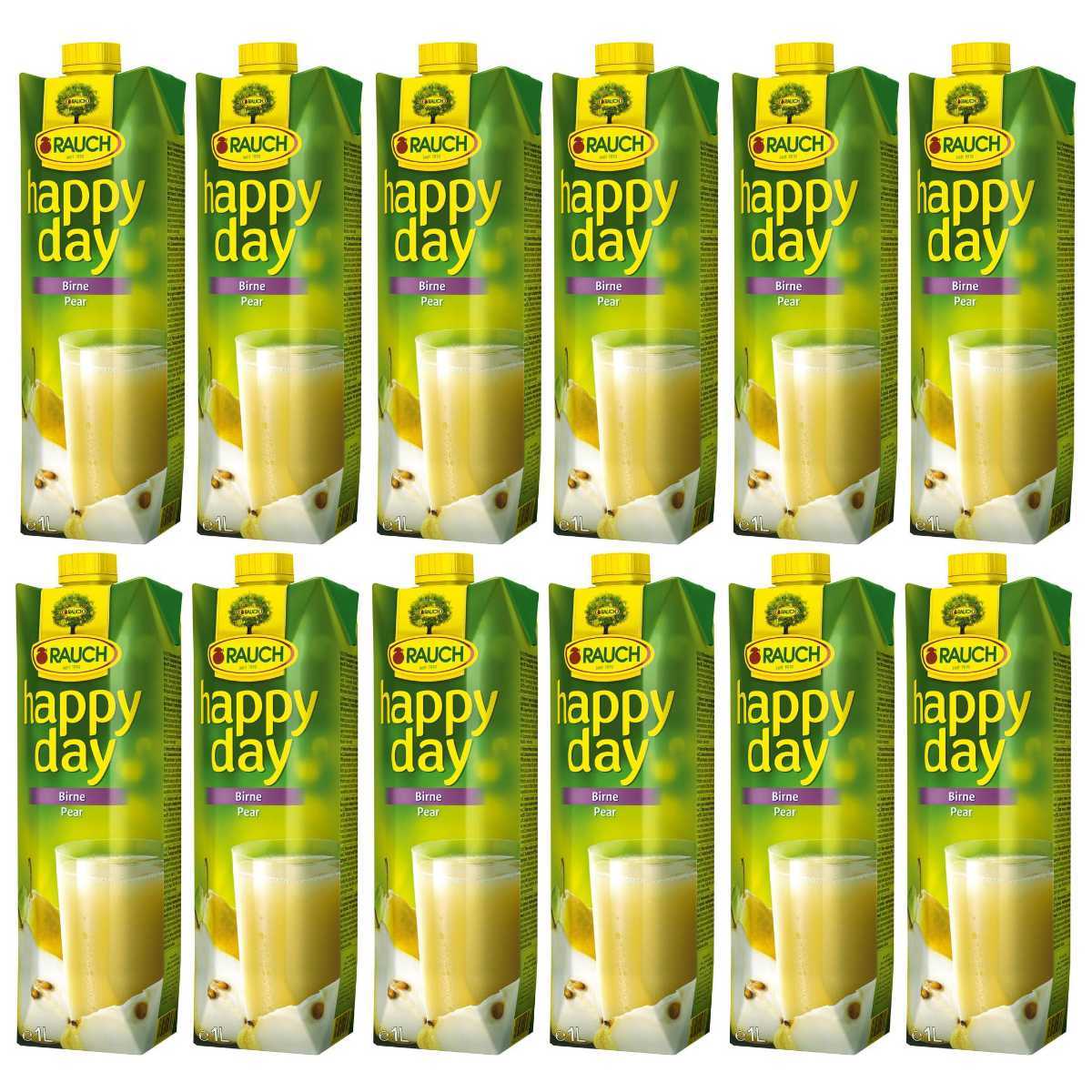 Rauch Happy Day Birnenfruchtsaft Birnennektar 1000ml 12er Pack
