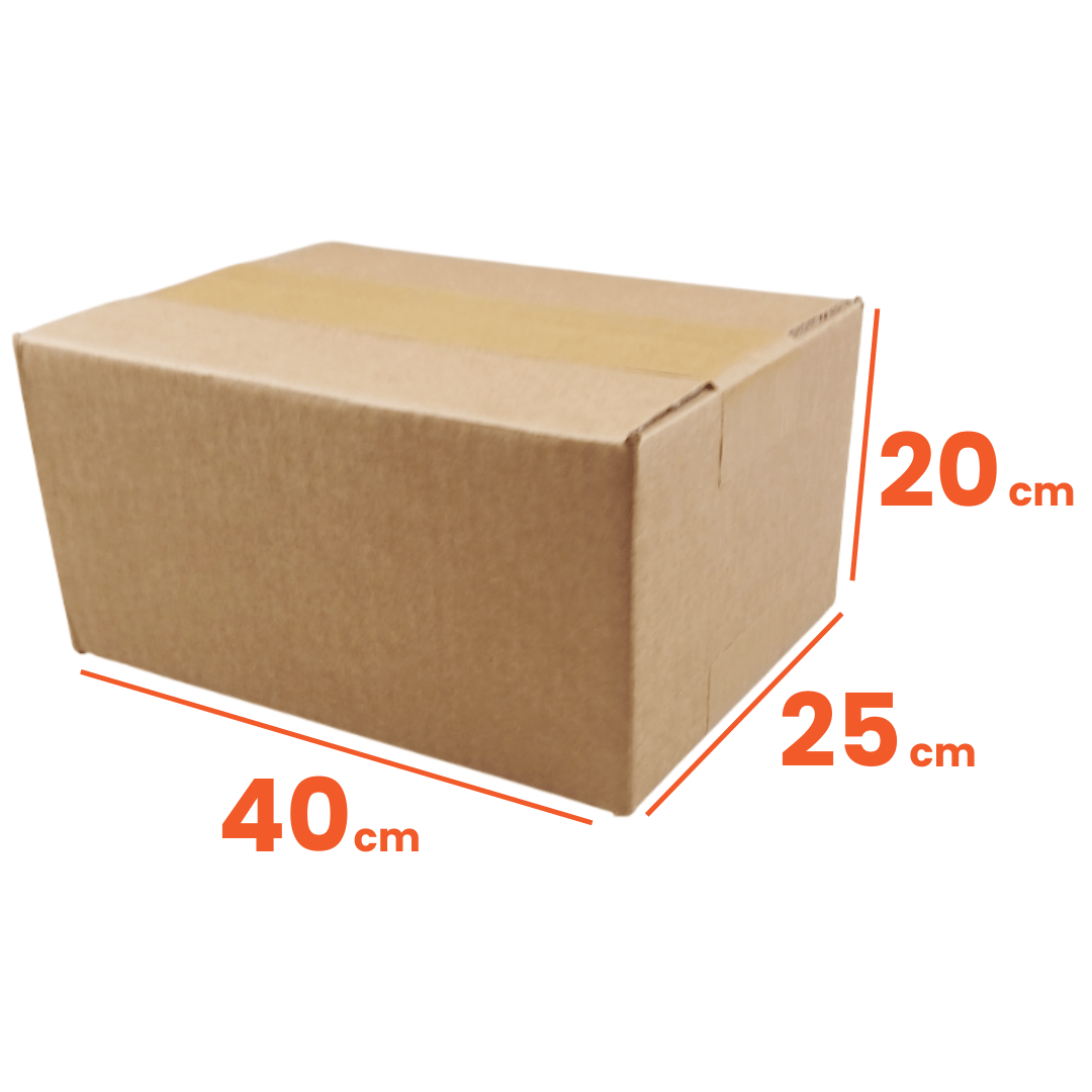 Cardboard Boxes 40x25 Cm - Height From 5 To 20 Cm: Set Of 5pcs, Single Wave - Small Boxes For Shipping, Packaging, E-commerce, Gifts, Packaging -