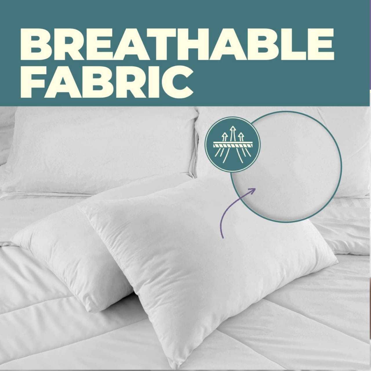 Divine Textiles - 2 BHS Stripe Pillow for Bed, Sofa & Living Room Decor – Soft Supportive Pillow for Everyday Comfort – Elegant Striped Design Enhances Bedroom Aesthetic – Durable, Easy Care & Long-Lasting Pillow for Home Interior Styling