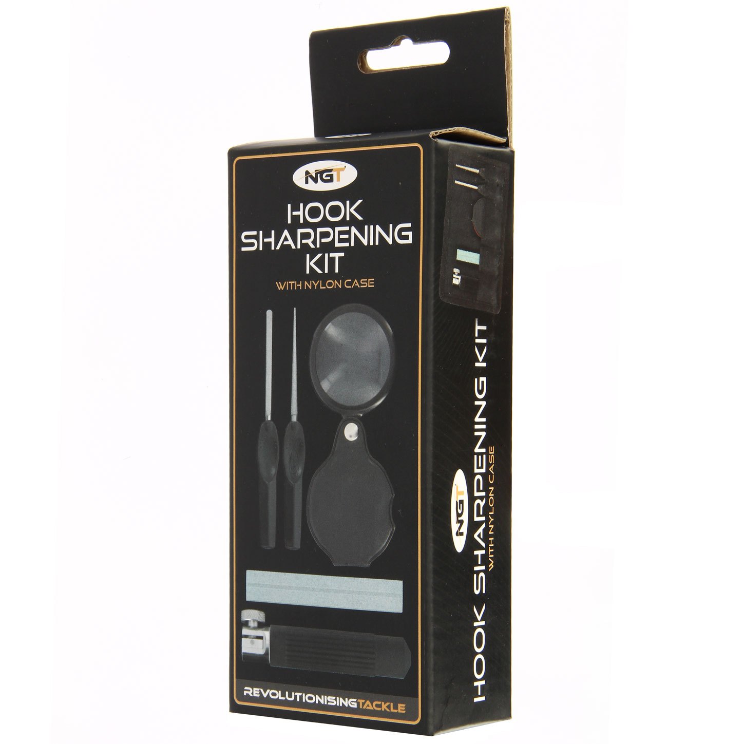 NGT Hook Sharpening Kit, 6pcs Precision Set with Clamp & Magnifier