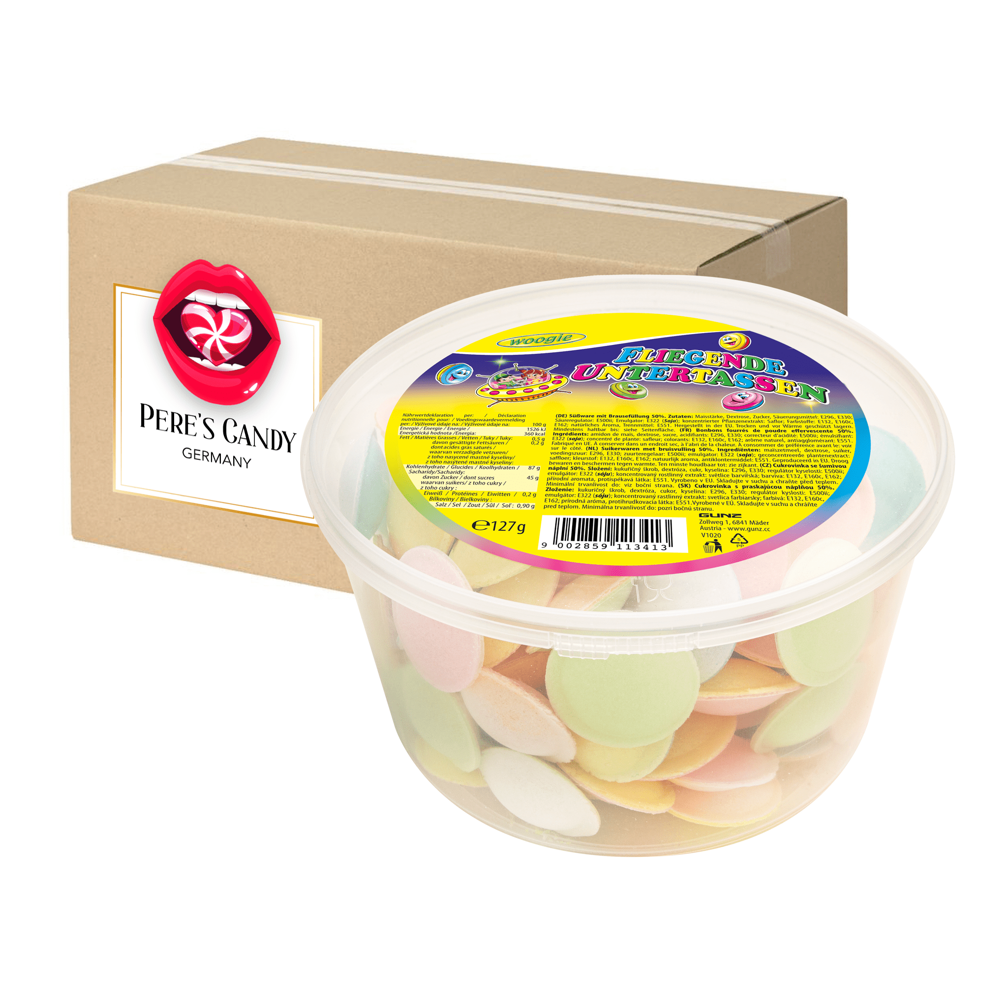 Shower Ufos • Flying Saucers With Shower Filling 127 G