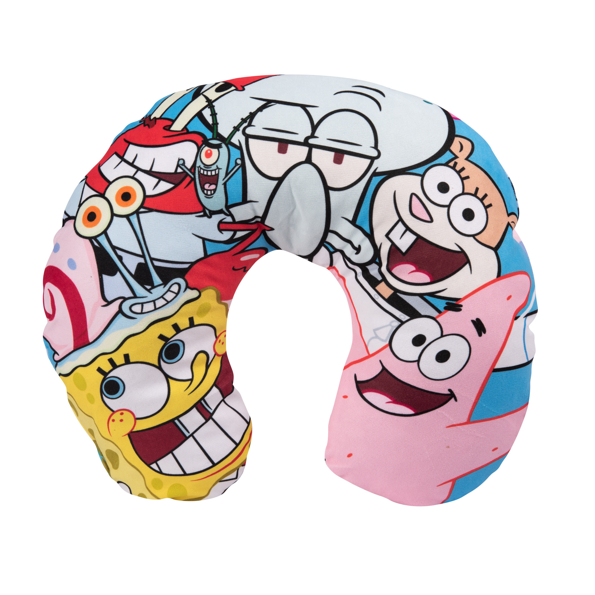 Spongebob - Travel Neck Pillow, Comfortable Travel Pillow, Neck Pillow For Car And Airplane
