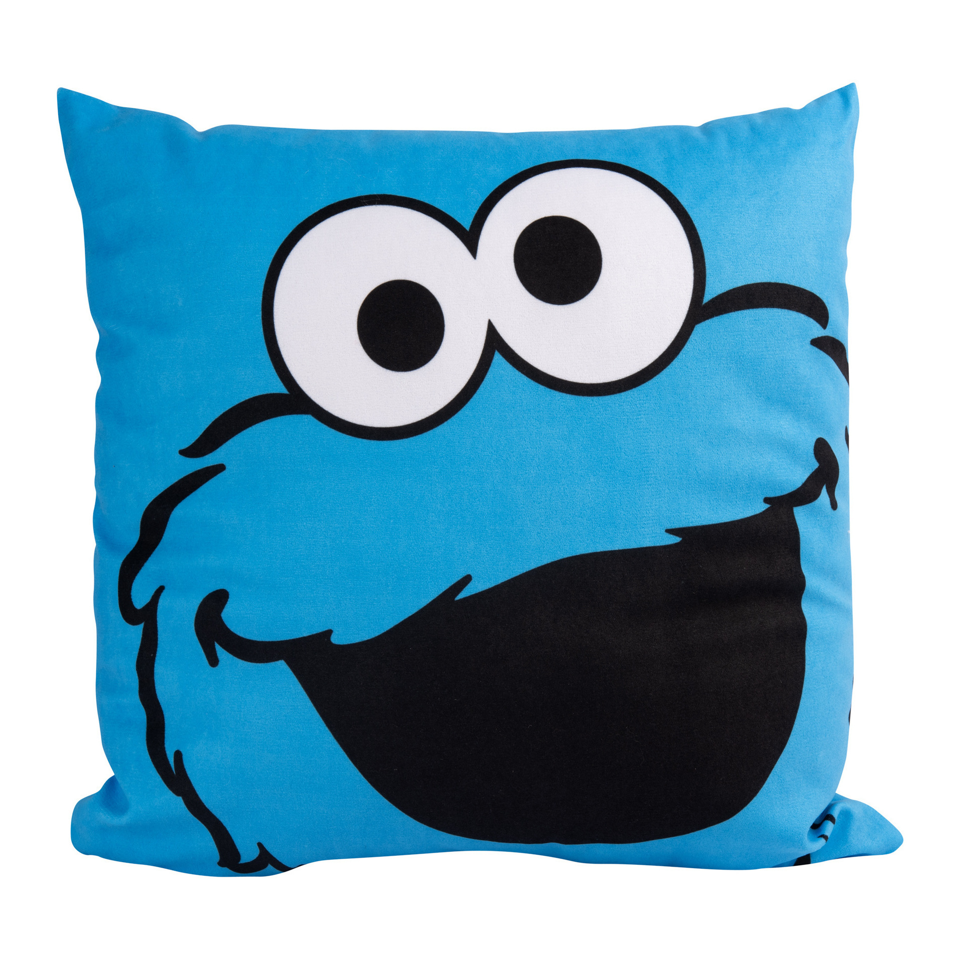 Sesame Street Pillow - Crumb Monster Decorative Pillow Blue 30x30 Cm