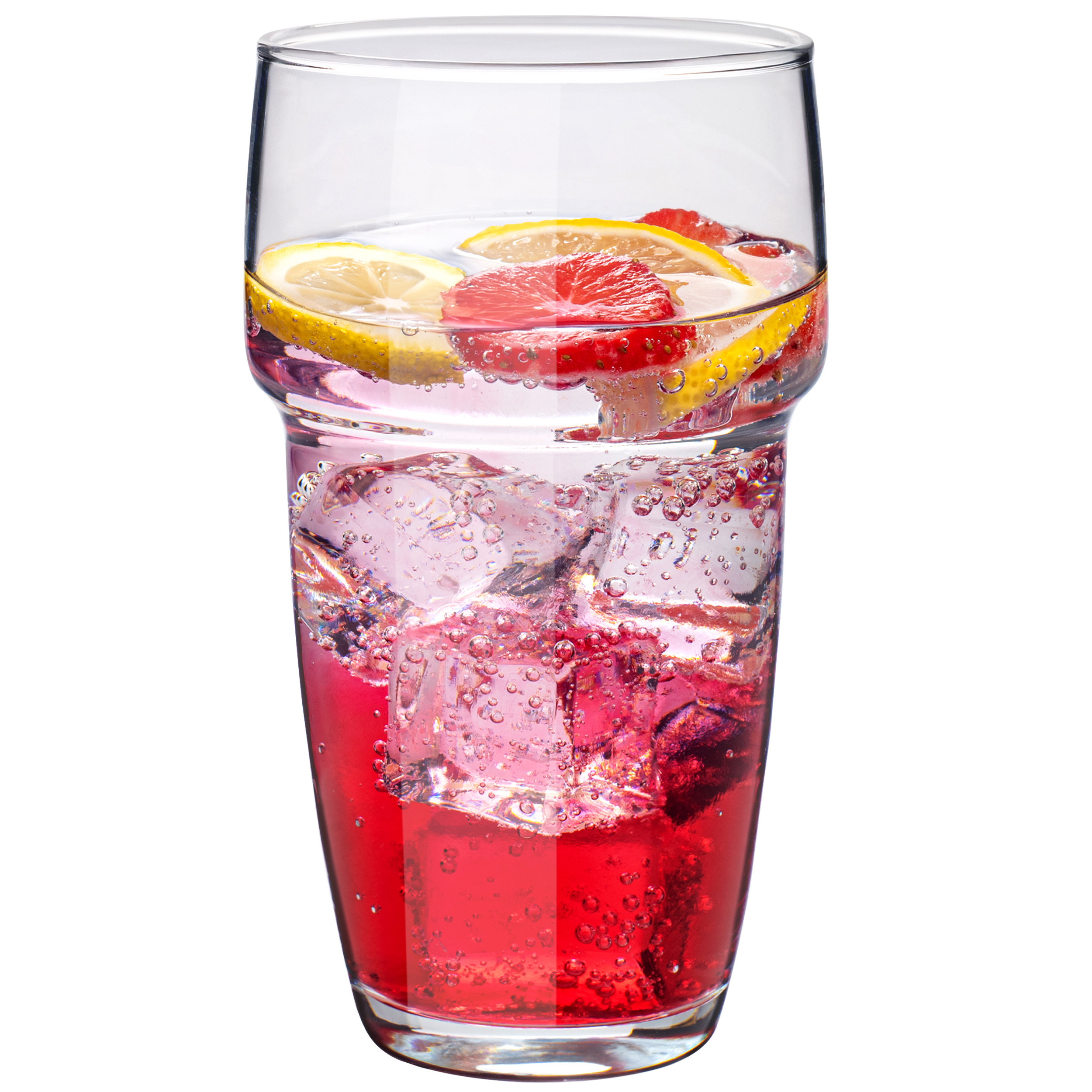 6-piece Water Glass Set, Stackable 300ml Glasses For Water, Juice, Iced Coffee, And Cocktails