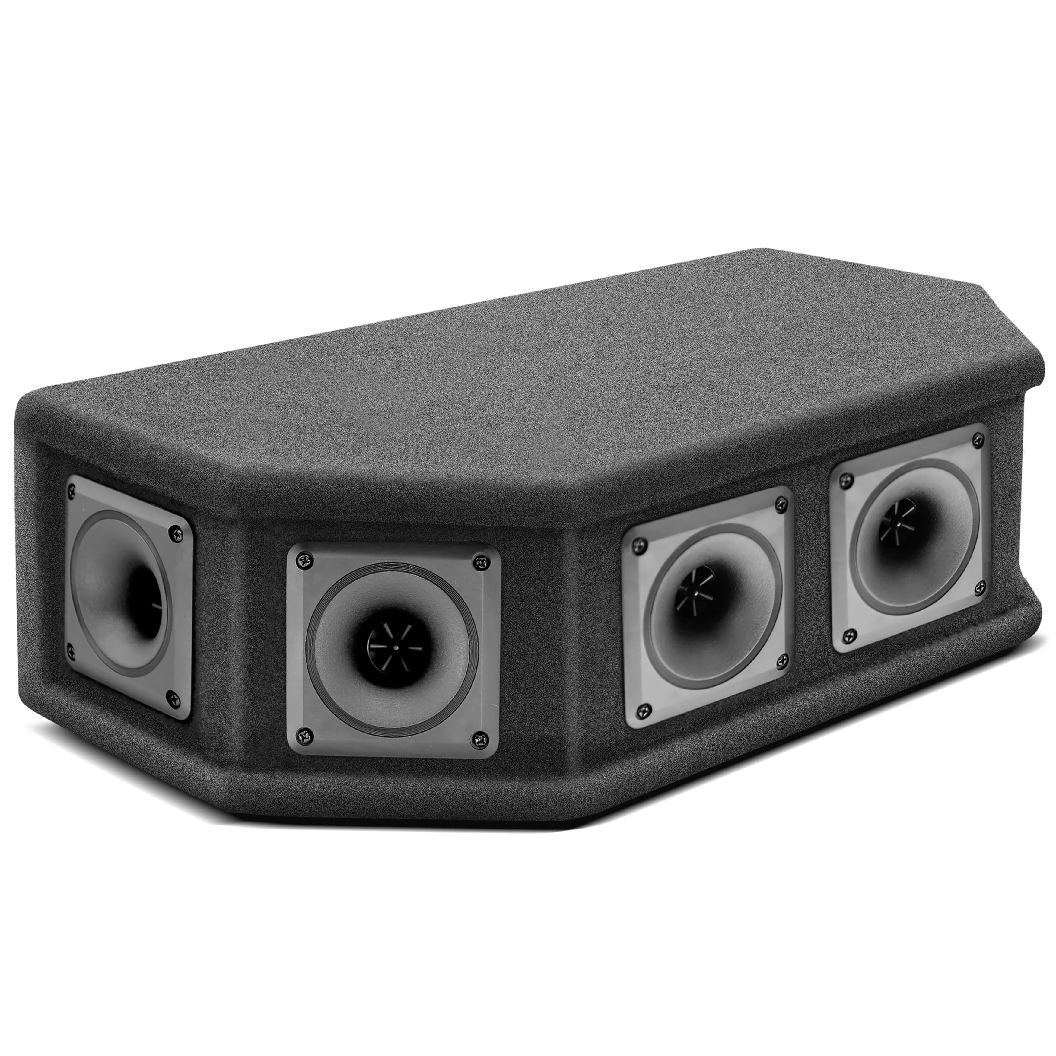 -pro Dj Speaker System, 300 Watt Power, 150 Rms, 6 2.5-inch Tweeters, , Full-range Audio , Black Carpet Surface