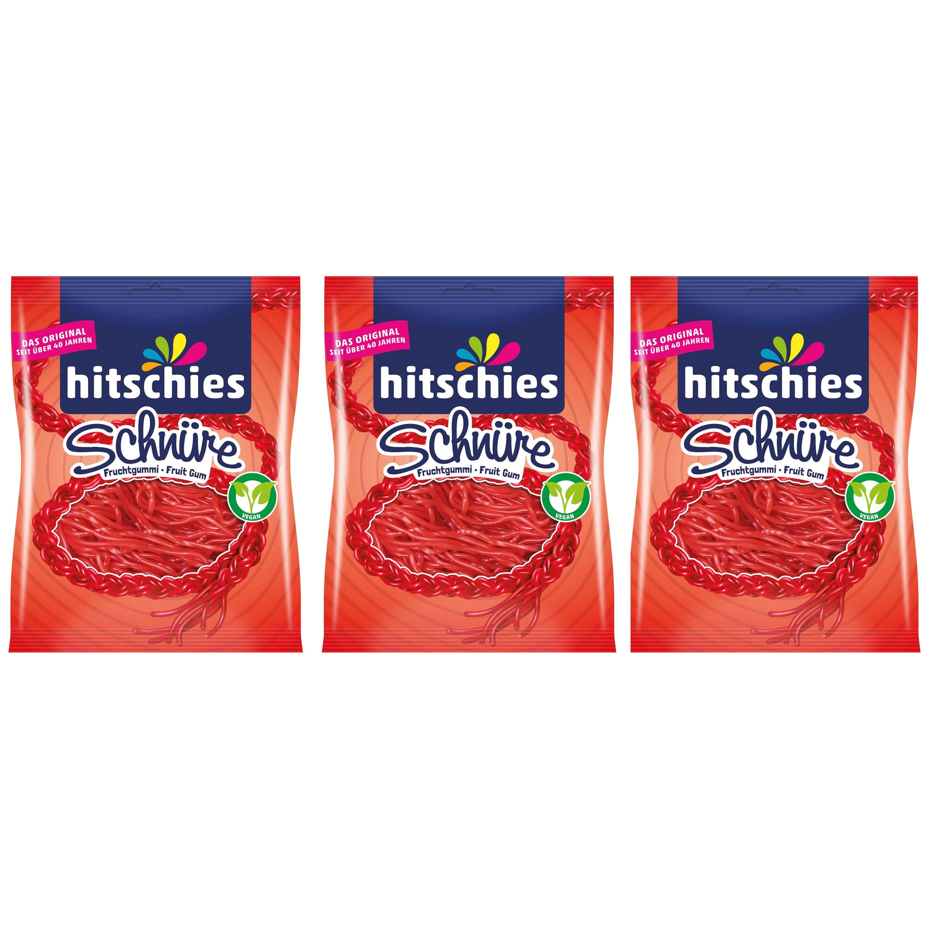 Hitschies Strawberry Twists 3x125g