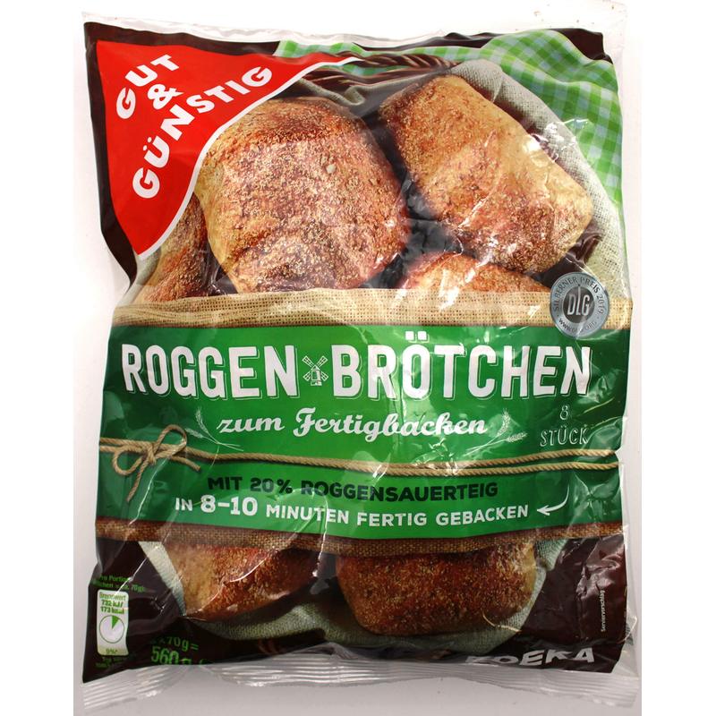 Image of Good & Affordable Rye Rolls, 6-pack (6 X 560g)