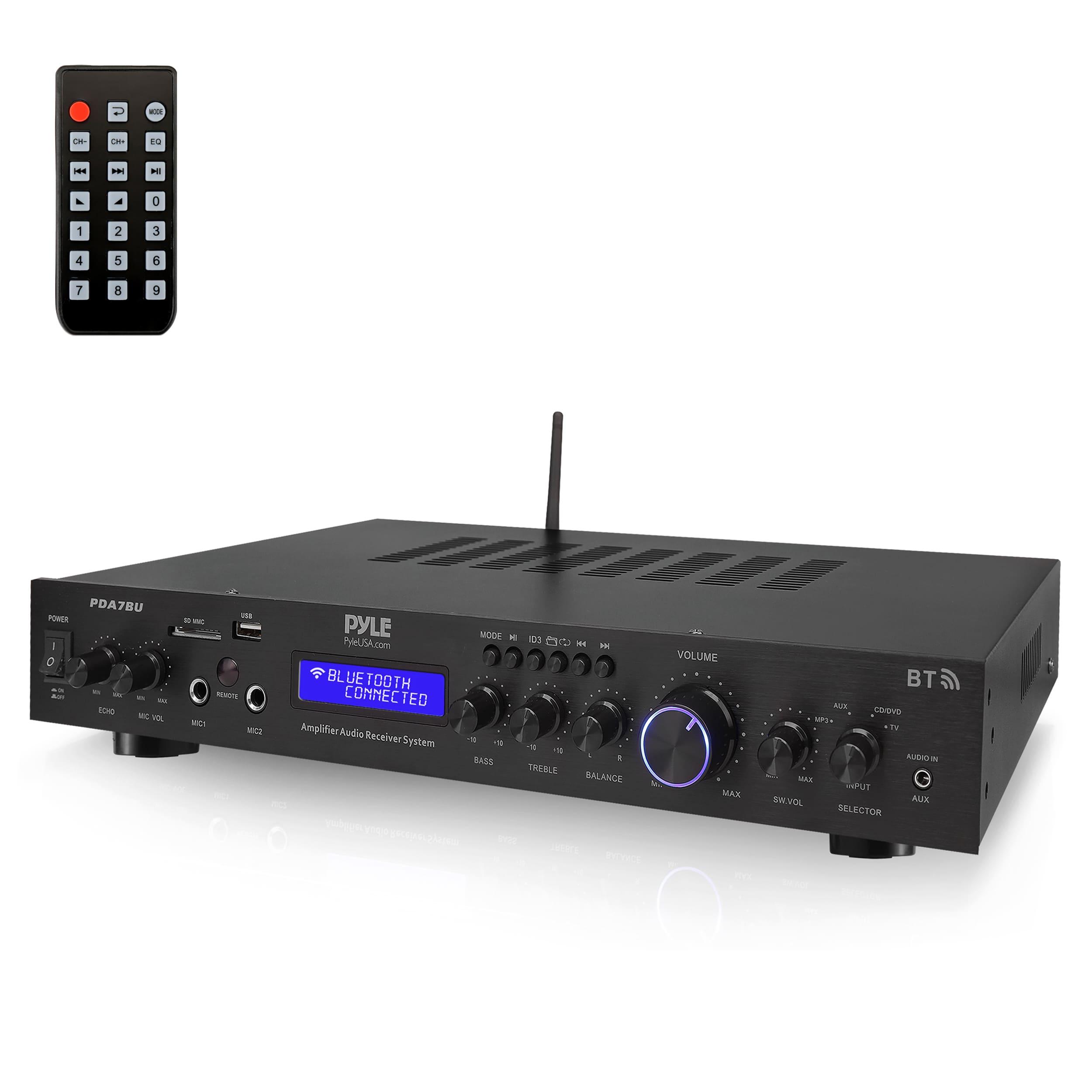 200w Hifi Stereo Amplifier – 5-channel Receiver With Radio & Bluetooth, Mp3 Usb/sd/aux, Surround Amplifier