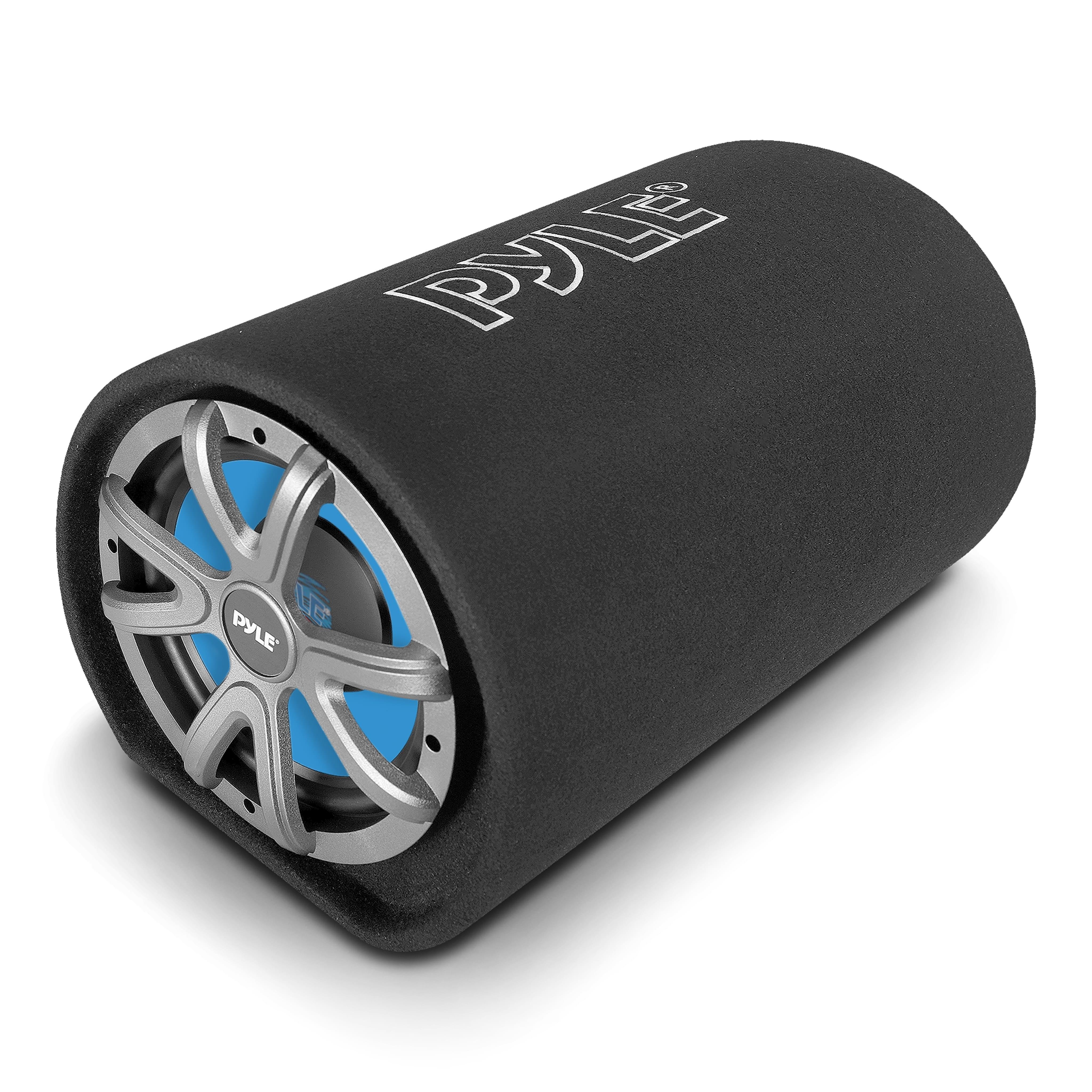 Image of 20 Cm Car Subwoofer Tube, 400w Speaker With 50mm Aluminum , Compact Carpet Enclosure, , 4 Ohm, Ideal For Car Audio Sound System, Black