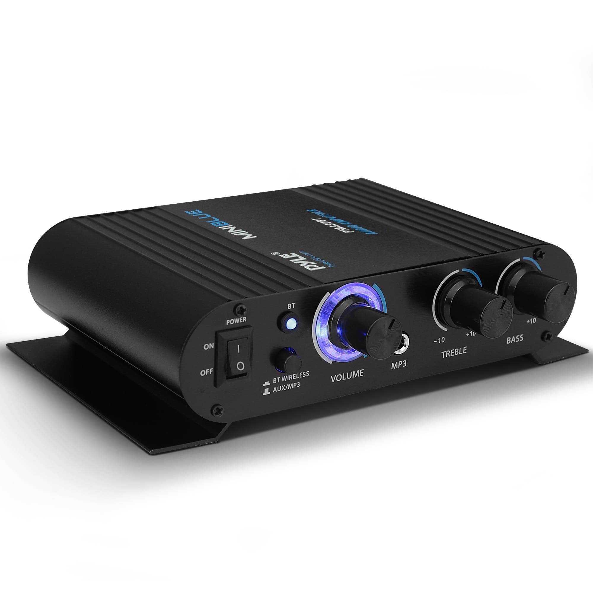 Mini Bluetooth Stereo Amplifier, 90w Audio Receiver With 3 , 2 Channel, Eq Controls For Home Theater