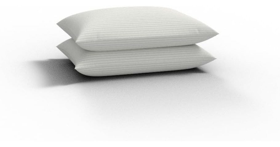 ELAFY 2 BHS Stripe Pillows – Luxury Soft & Smooth Bed Pillows | Breathable, Lightweight & Durable | Wrinkle Resistant, Easy Care & Elegant Stripe Finish | Perfect for Home, Guest Room & Hotel Bedding