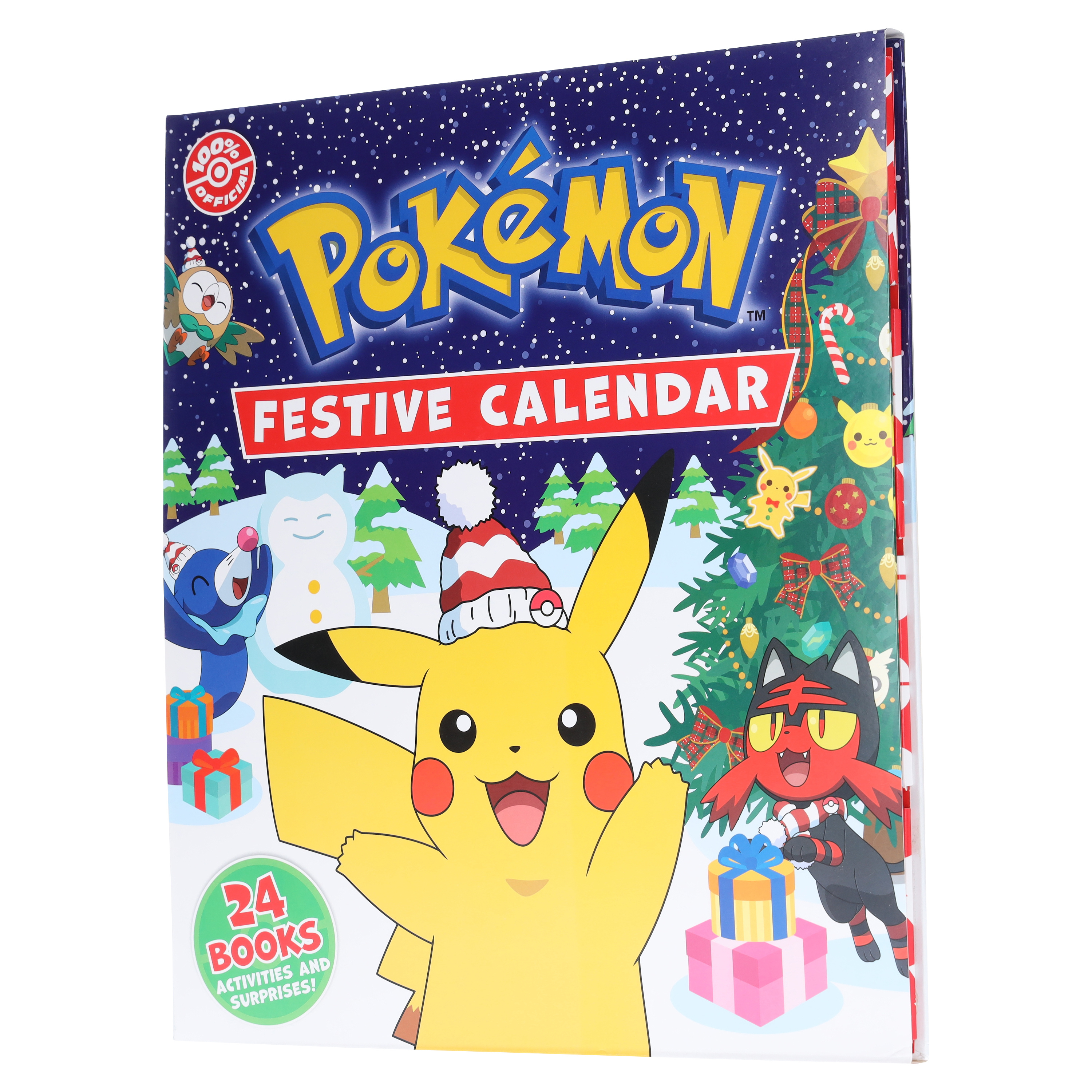 TEMU Pokemon: Festive Calendar: A Festive Collection Of 24 Books! Activities And Surprises! - Ages 6+ - Hardback