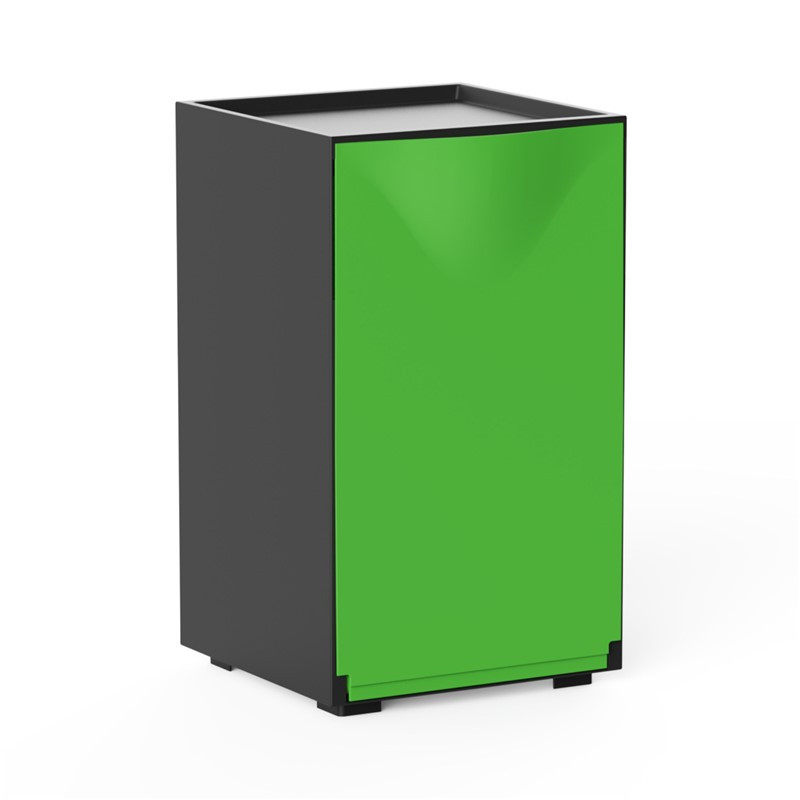 TEMU PLASTIKEN Apilable de Reciclaje Verde. Diseño Moderno. para reciclaje como de Almacenamiento. Resitente y Fácil de limpiar. 280x270x460mm.