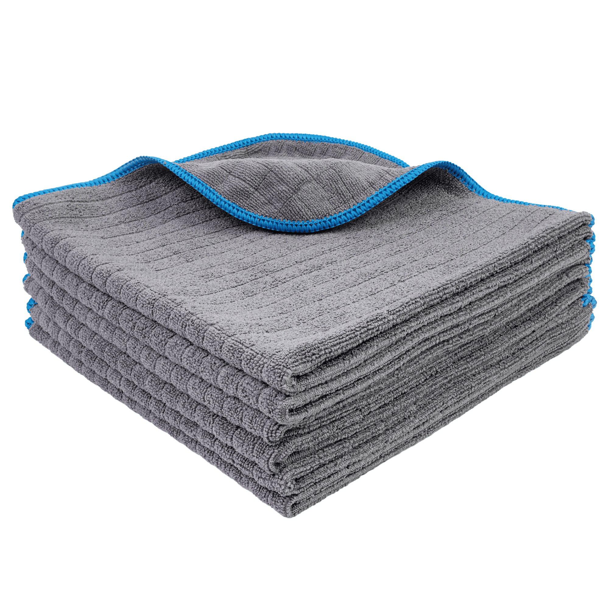 Image of 6-pack Paint-safe Microfiber Car Cloths, 380 Gsm – 40 X 40 Cm – Super Absorbent Cleaning Cloths For Car & Home – Polishing Cloths, Dusting Cloths, Cloths
