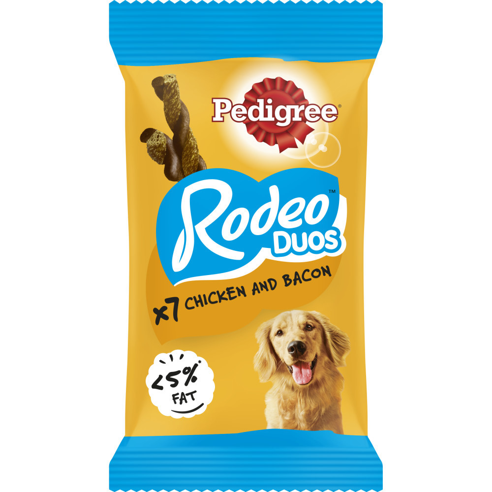 TEMU 140 Pedigree Rodeo Dog Treats Chicken & Dog Chews (20x123g)